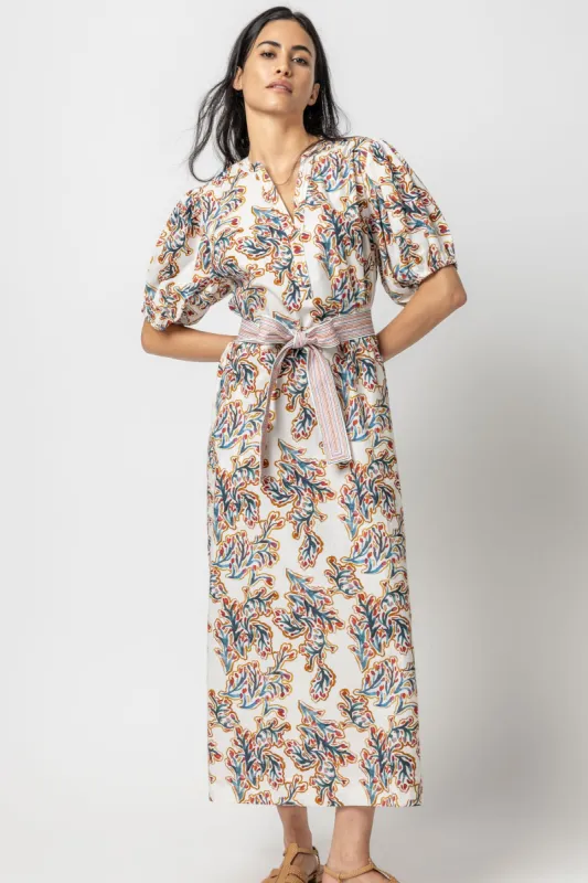 Split Neck Full Sleeve Maxi Dress sold by Lilla P