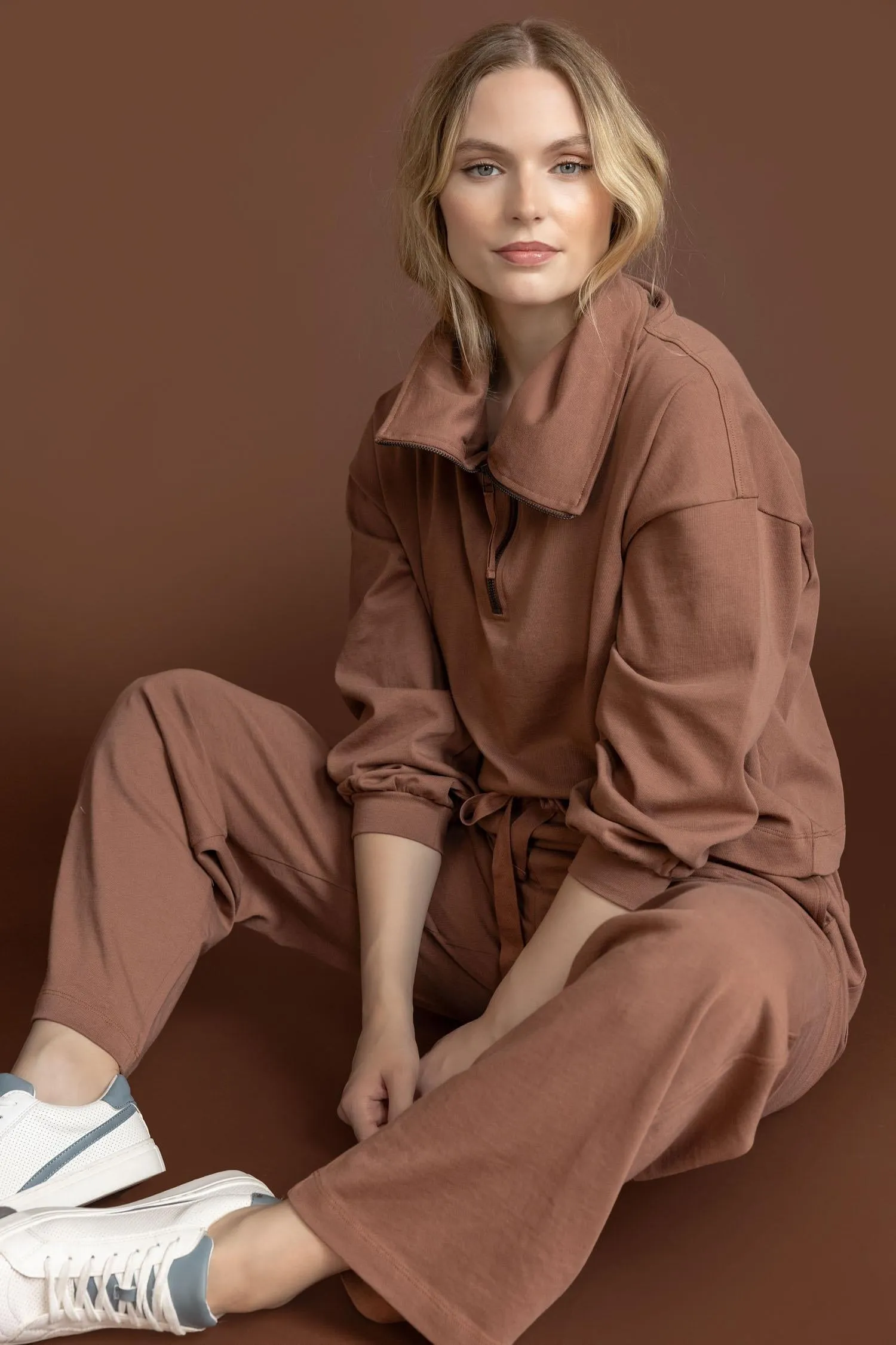 Full Sleeve Half Zip sold by Lilla P product image thumbnail 4