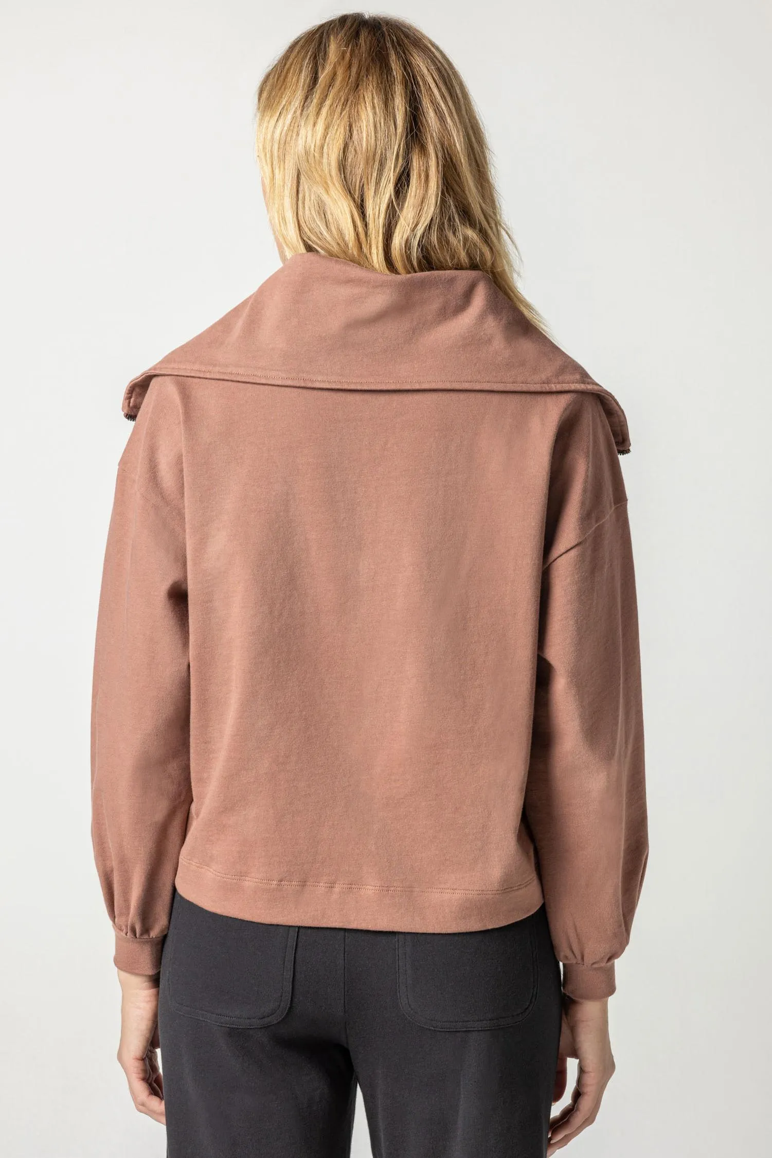 Full Sleeve Half Zip sold by Lilla P product image thumbnail 3