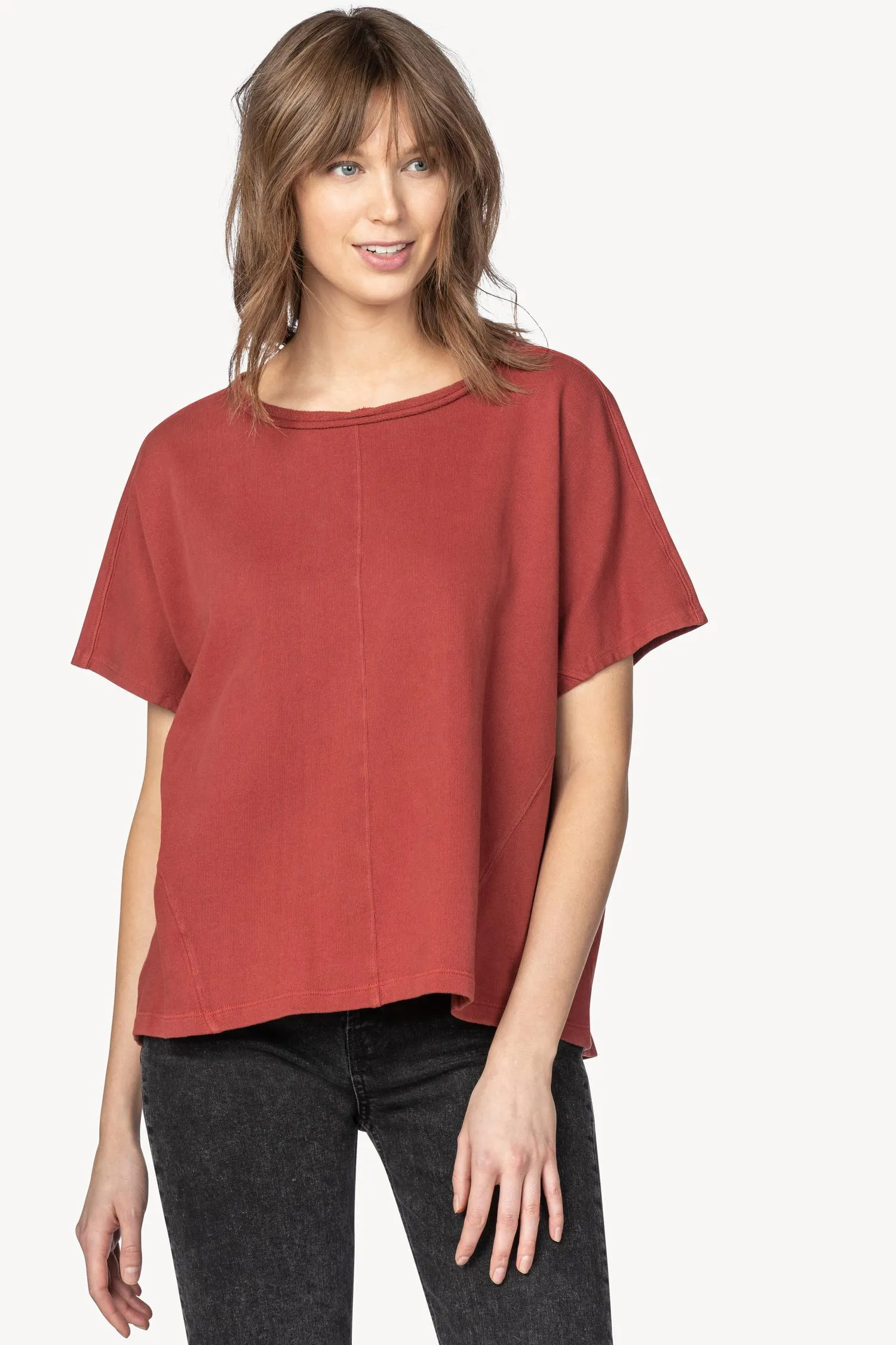 Oversized Boxy Boatneck sold by Lilla P product image thumbnail 3