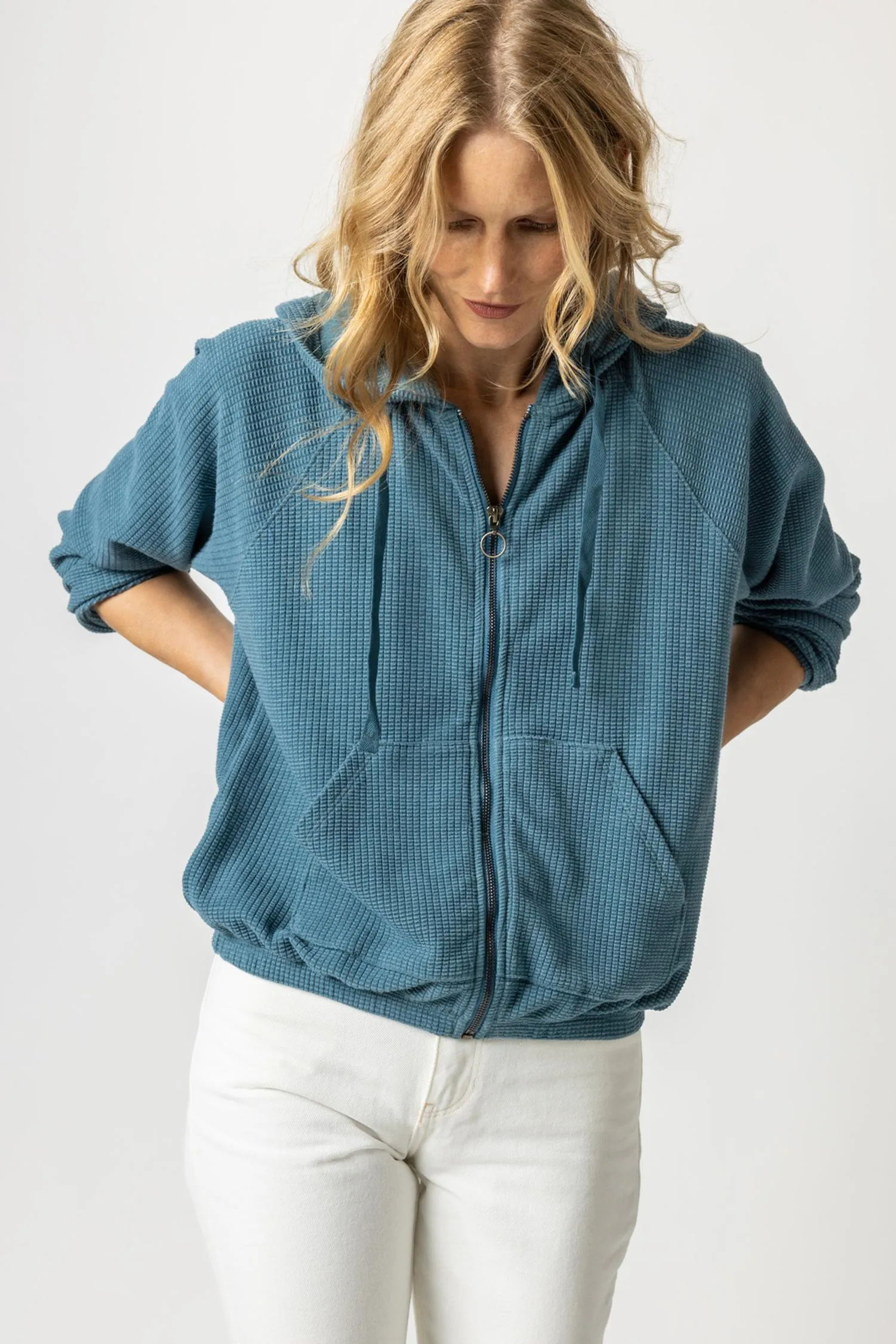 Zip Front Hoodie sold by Lilla P product image thumbnail 4