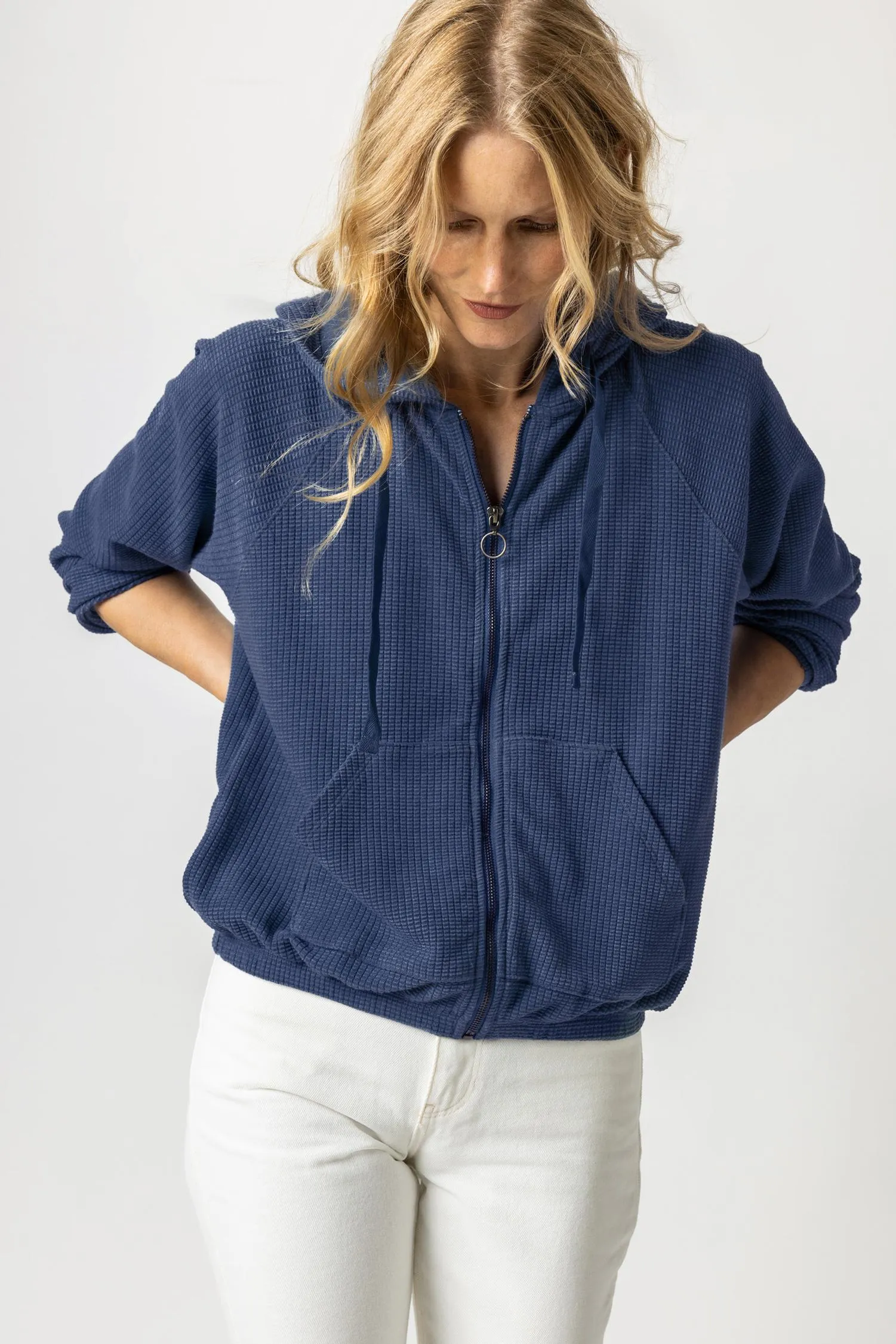 Zip Front Hoodie sold by Lilla P product image thumbnail 2