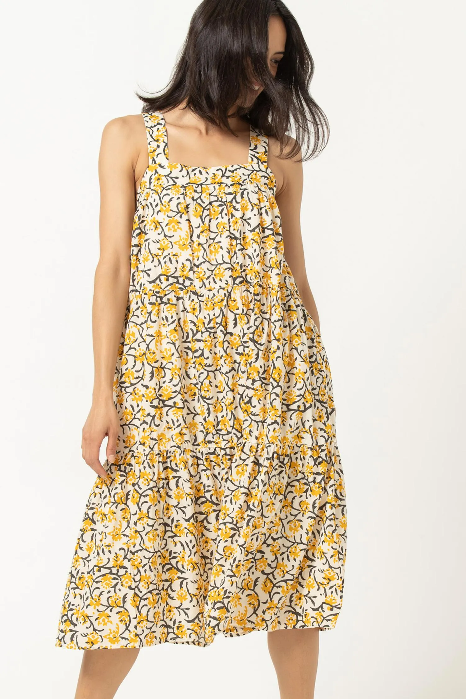 Peplum Seam Tank Dress sold by Lilla P