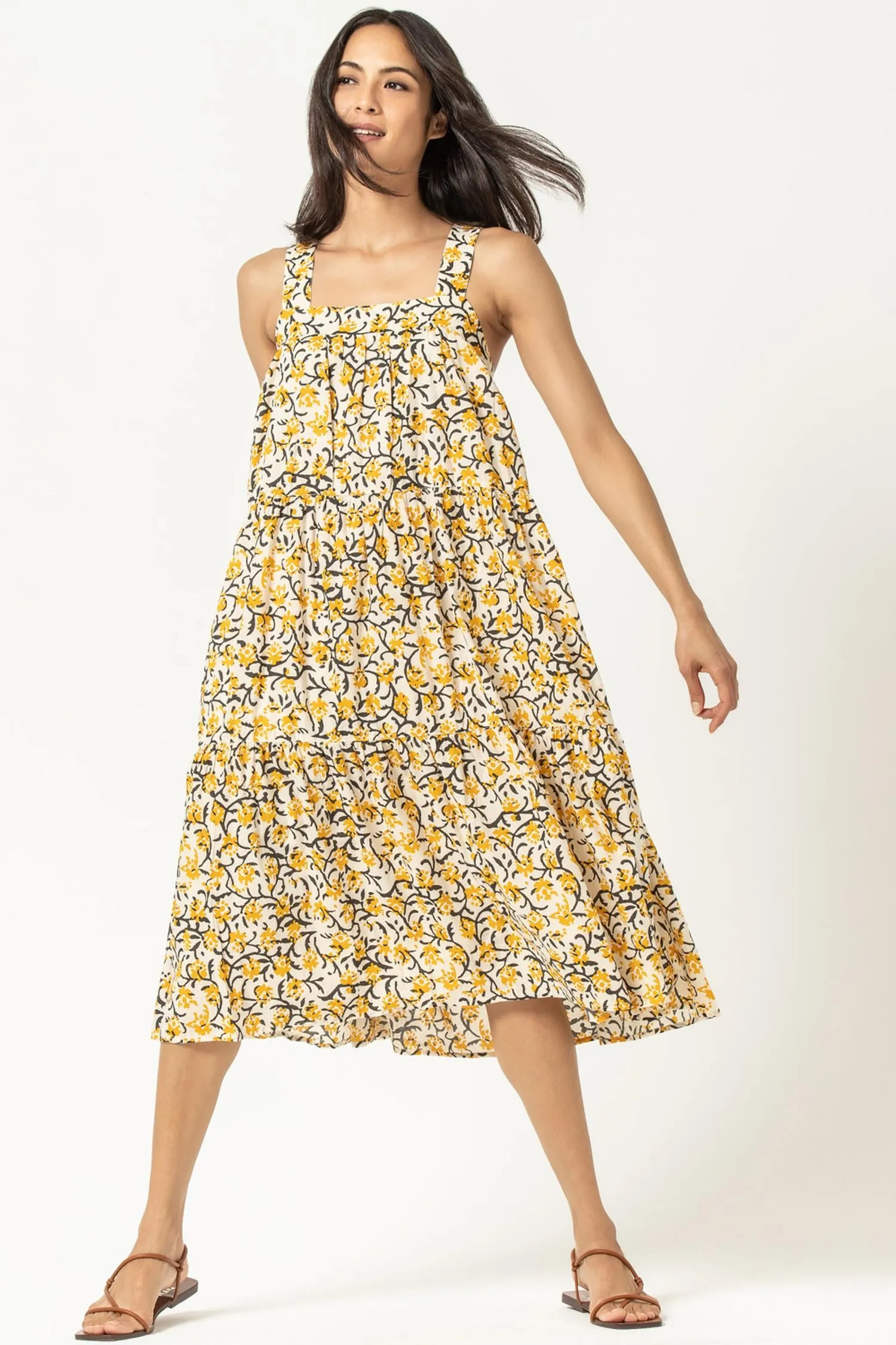 Peplum Seam Tank Dress sold by Lilla P product image thumbnail 2