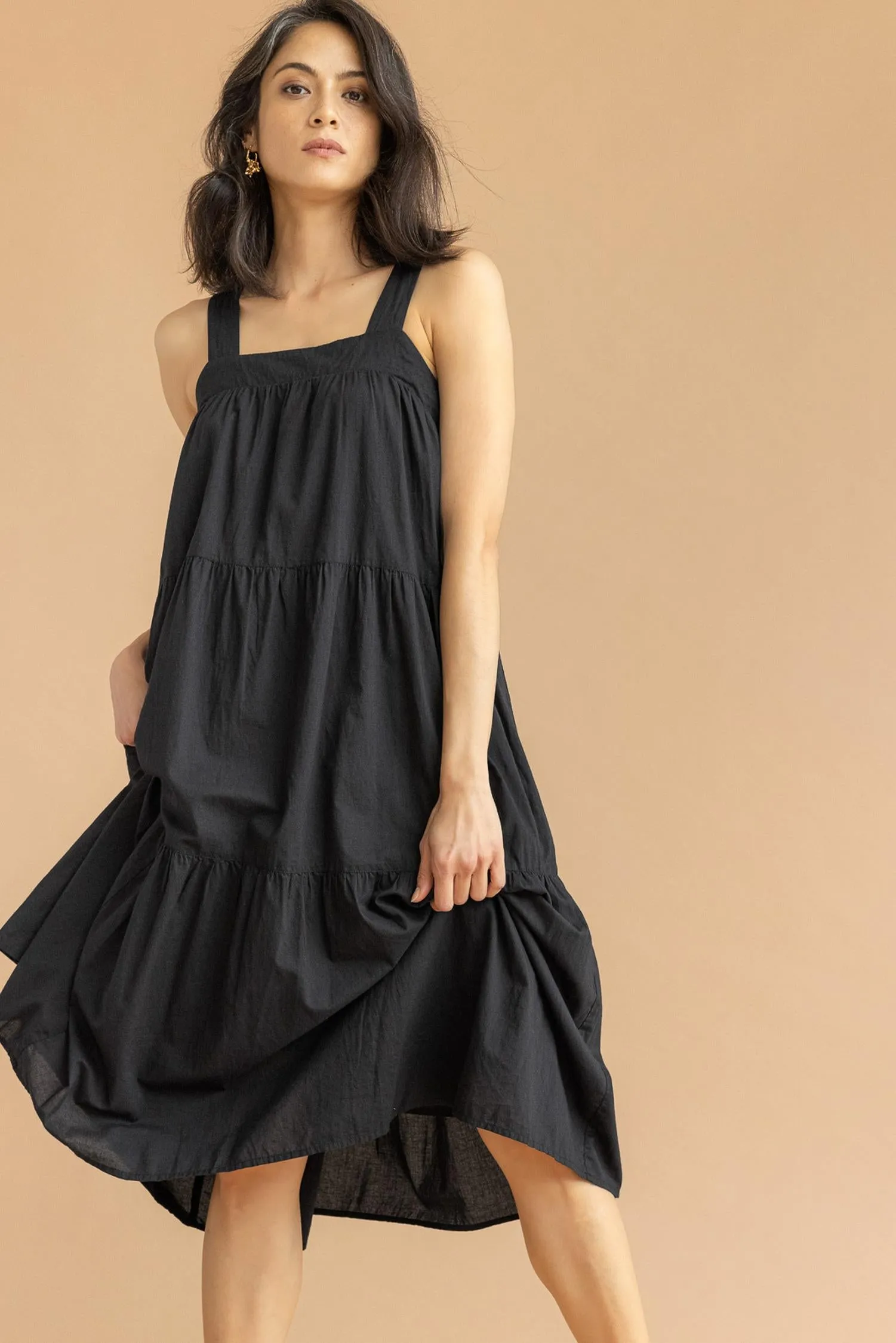 Peplum Seam Tank Dress sold by Lilla P product image thumbnail 4