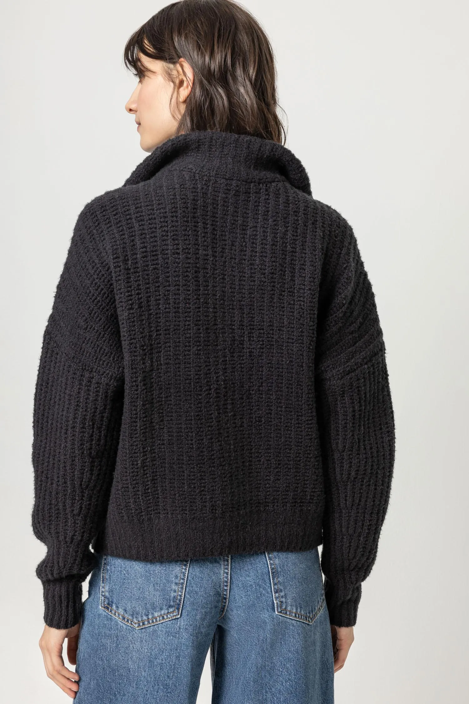 Ribbed Half Zip Sweater sold by Lilla P product image thumbnail 2