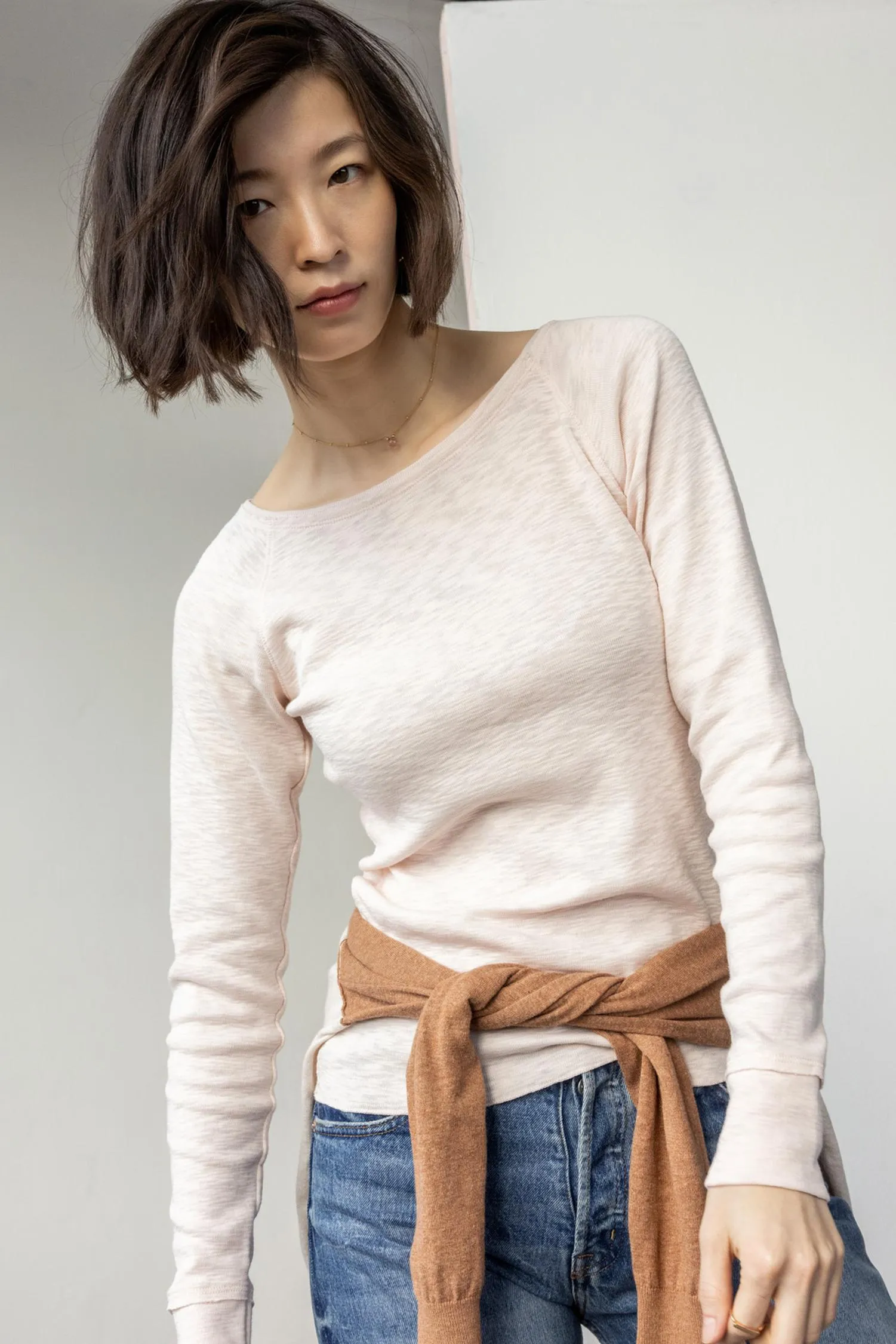 Long Sleeve Raglan Boatneck sold by Lilla P product image thumbnail 5