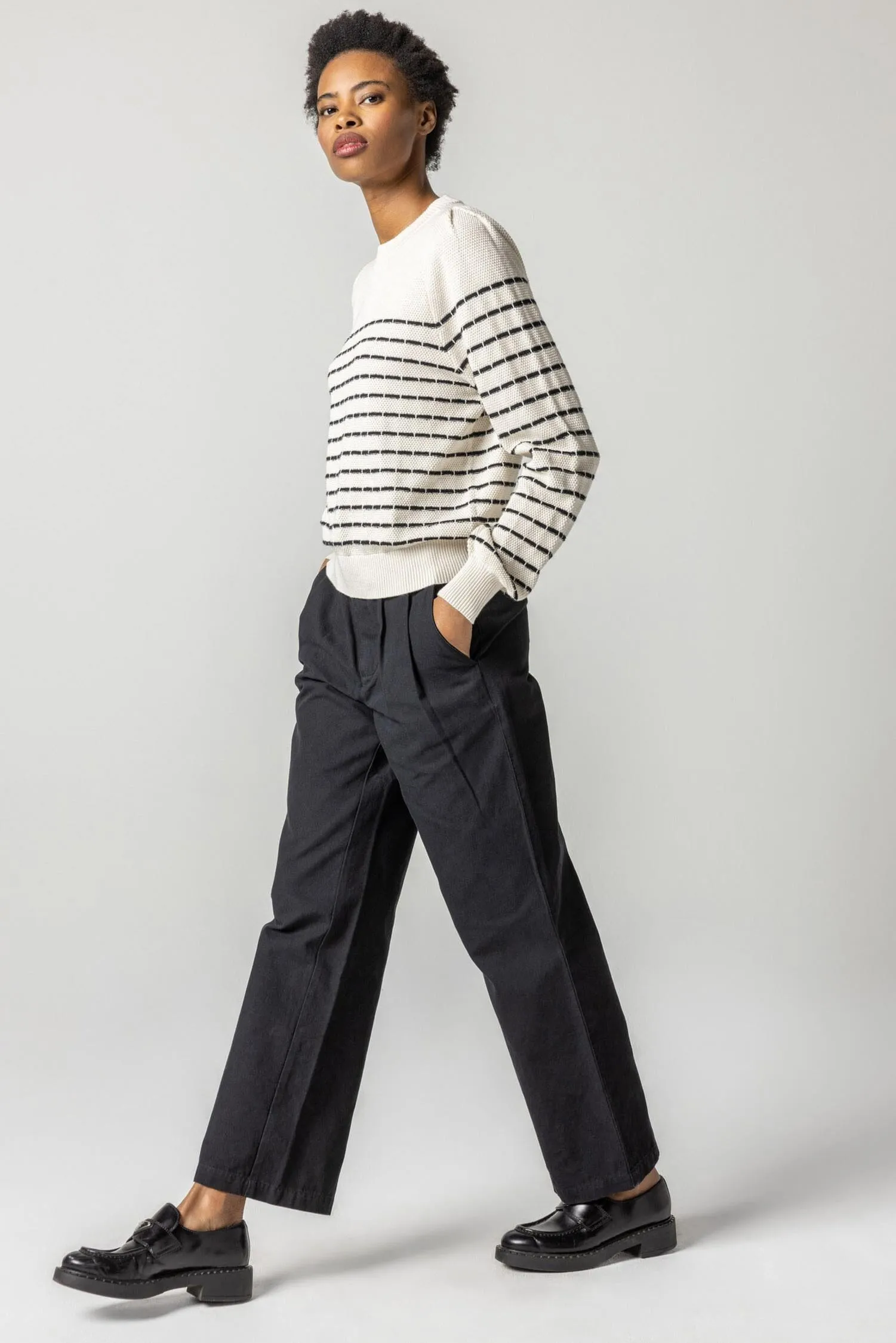 Pleat Front Trouser sold by Lilla P product image thumbnail 4