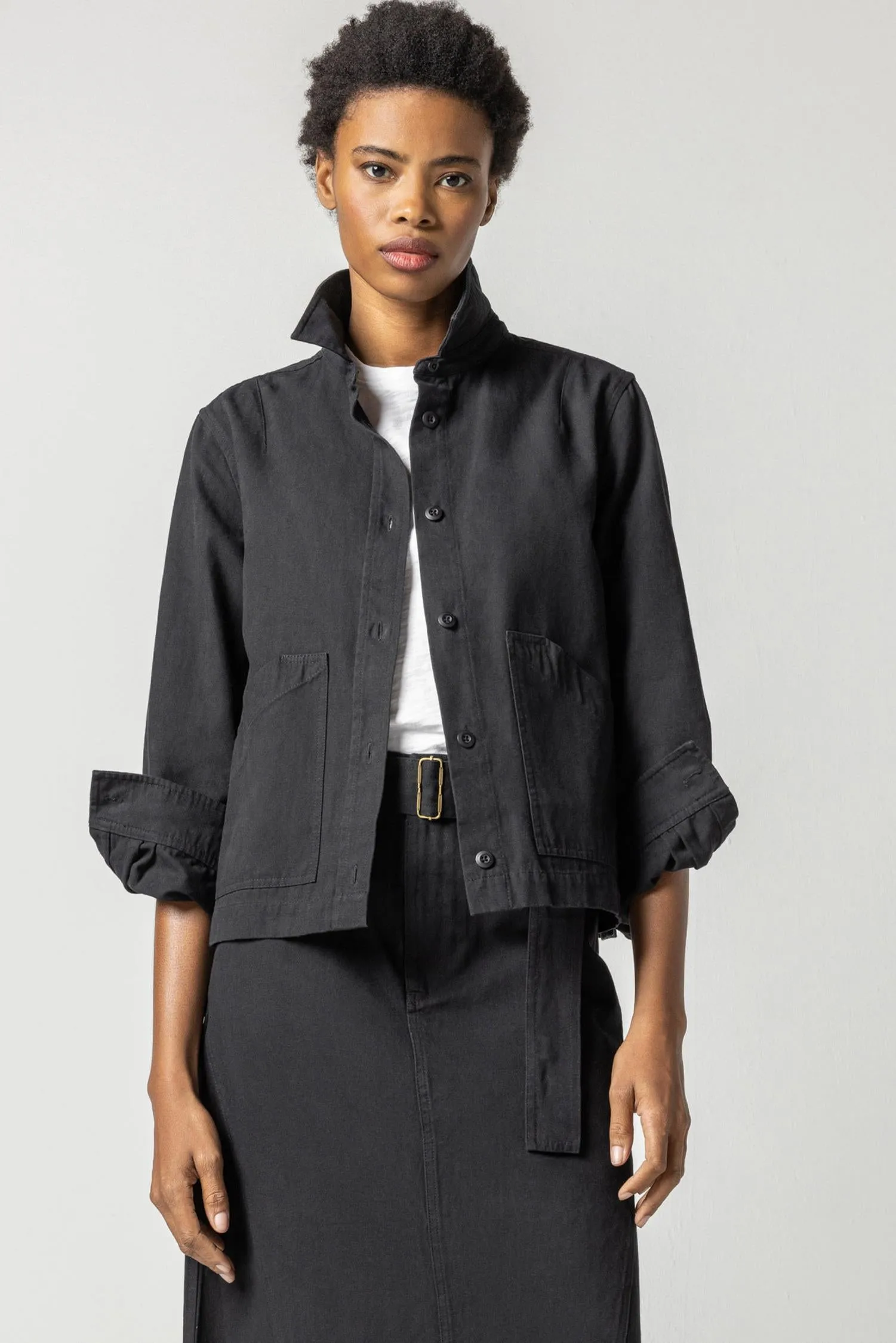 Long Sleeve Shacket sold by Lilla P