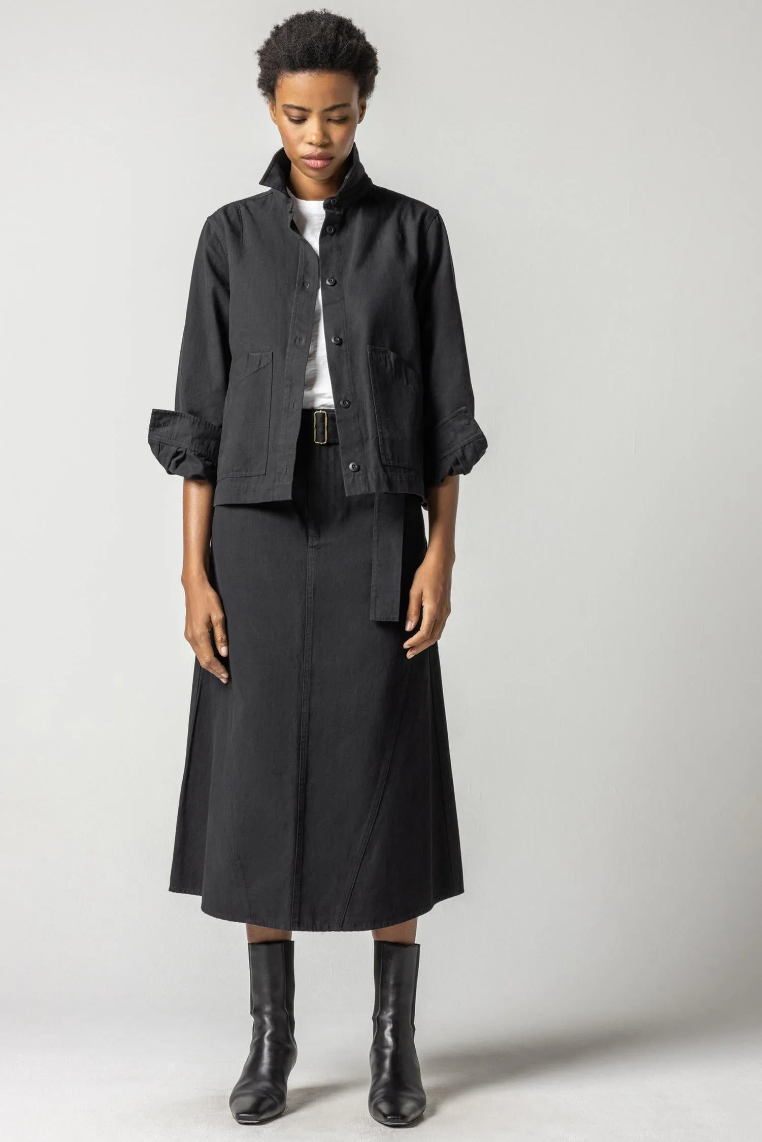 Long Sleeve Shacket sold by Lilla P product image thumbnail 3