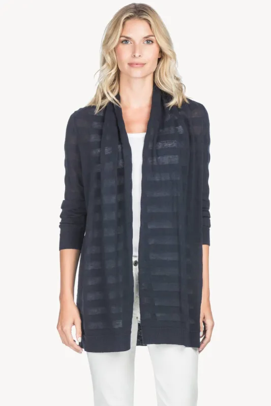 3/4 Sleeve Open Cardigan sold by Lilla P