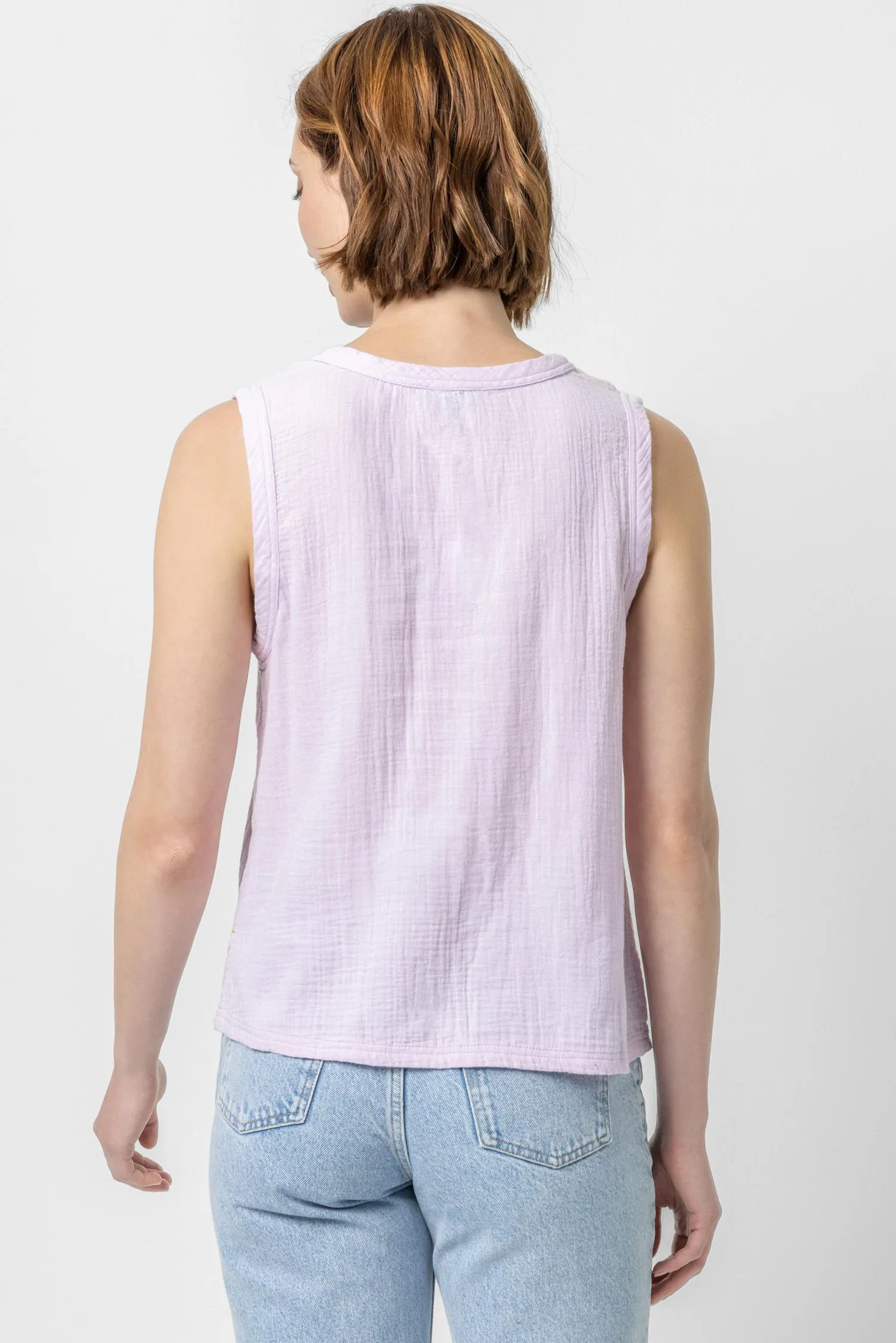 Sleeveless Top with Slits sold by Lilla P product image thumbnail 2