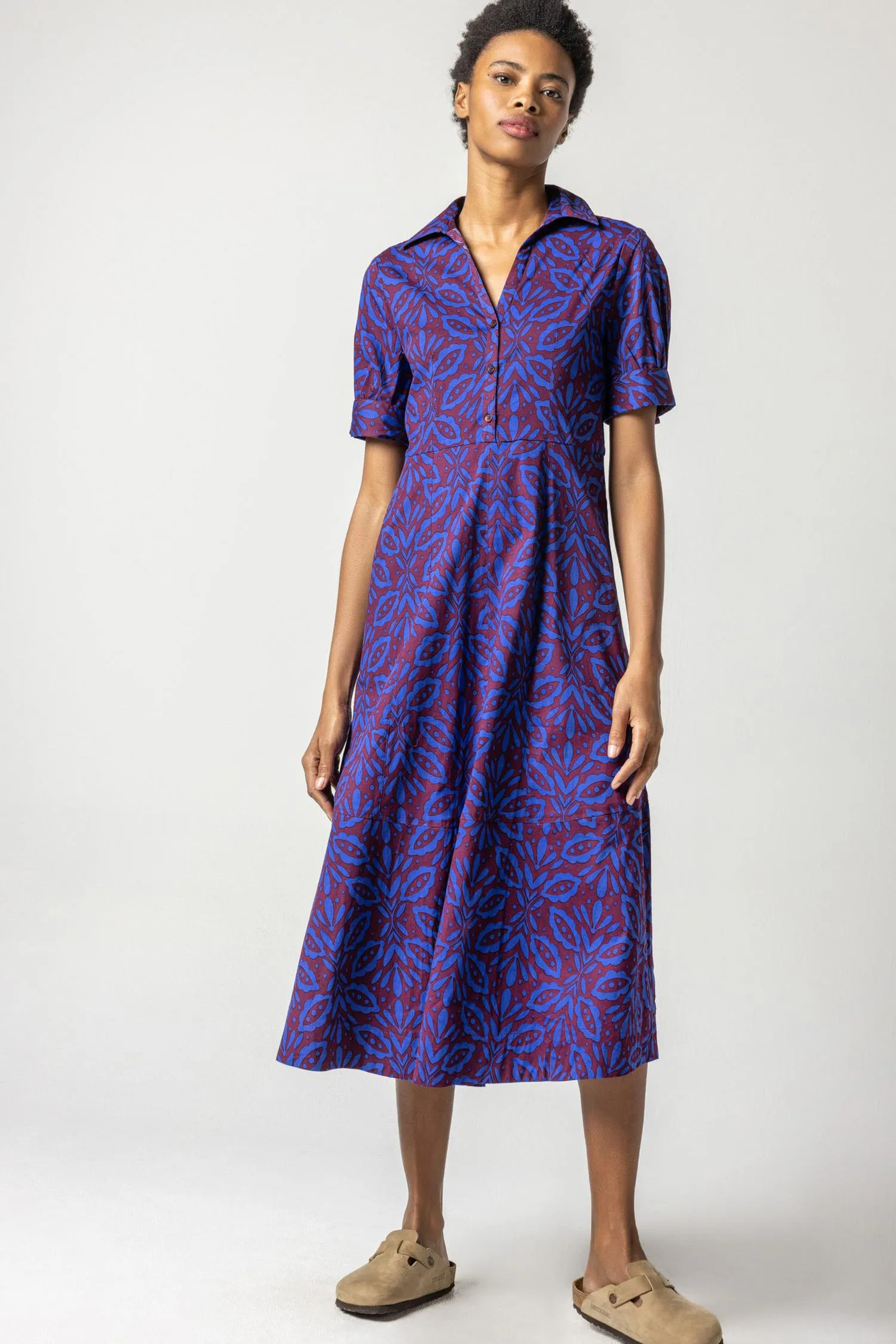 Collared Maxi Dress sold by Lilla P product image thumbnail 2