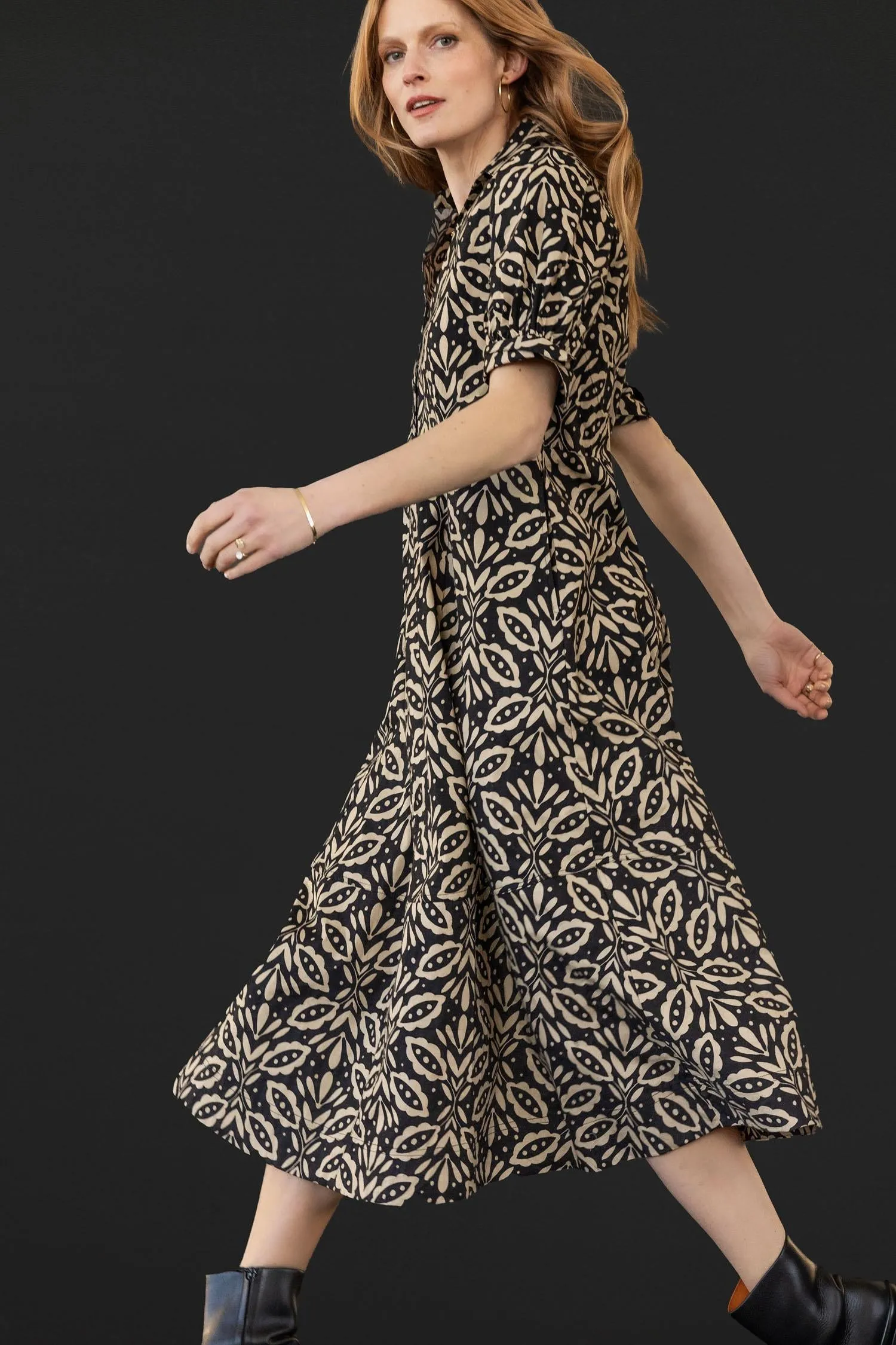 Collared Maxi Dress sold by Lilla P