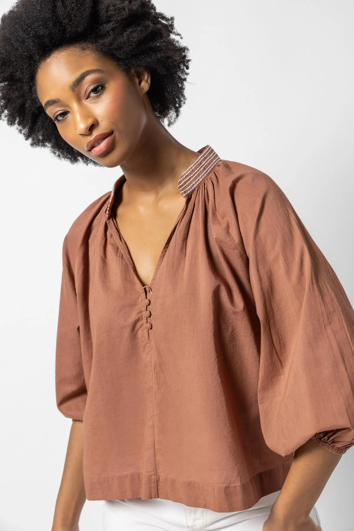 Easy Button Raglan sold by Lilla P product image thumbnail 3