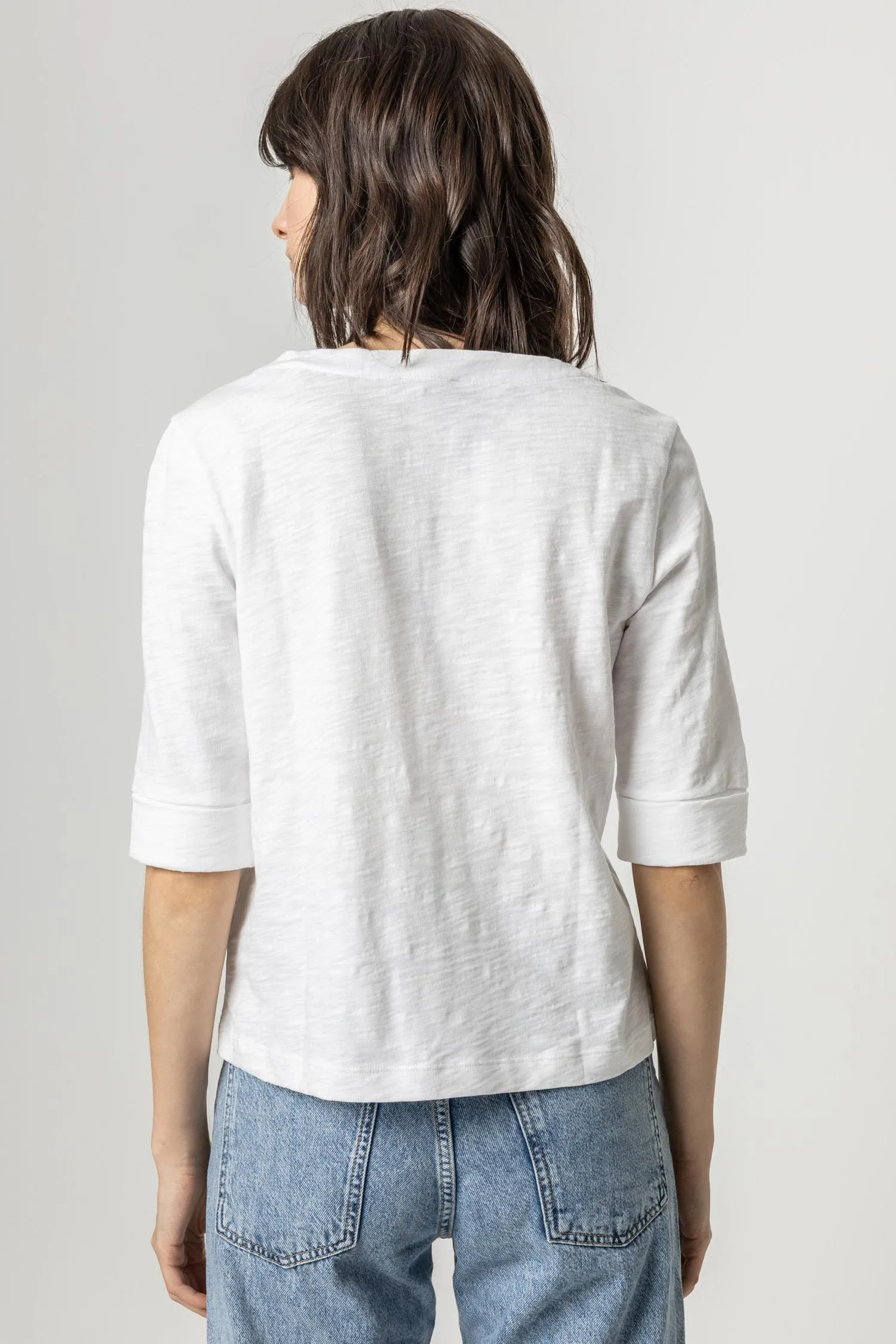 Split Neck Easy Top sold by Lilla P product image thumbnail 4