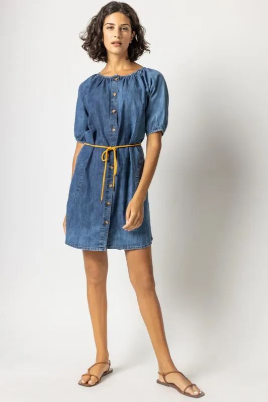 Belted Button Down Dress sold by Lilla P