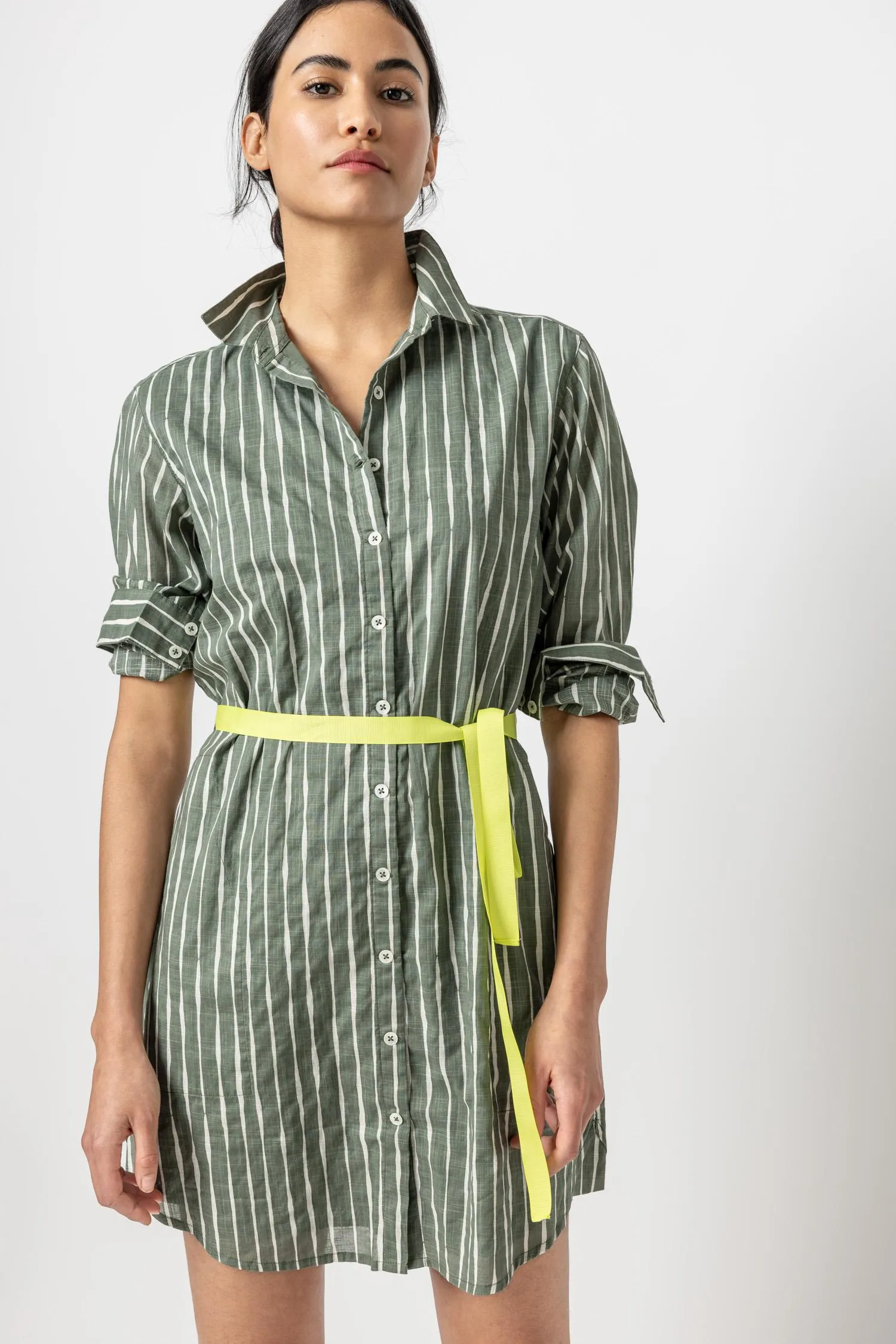 Long Sleeve Shirt Dress sold by Lilla P product image thumbnail 4