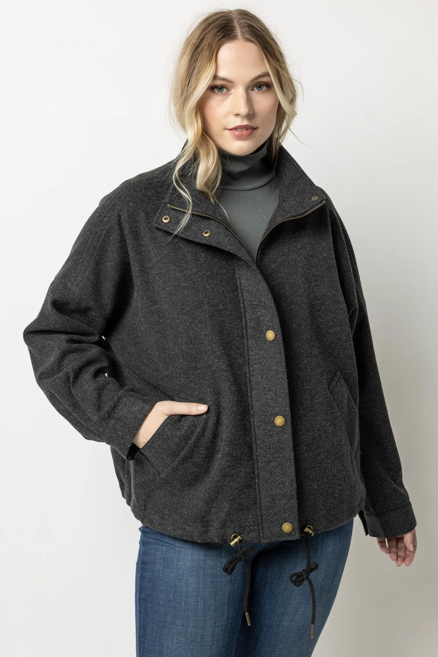 Drop Shoulder Jacket sold by Lilla P