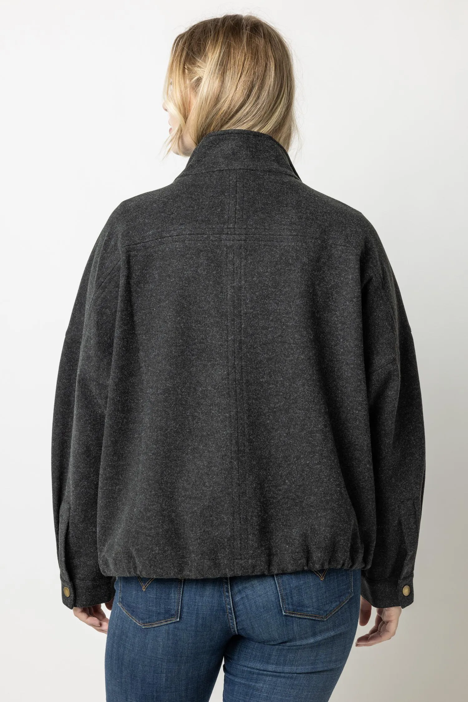 Drop Shoulder Jacket sold by Lilla P product image thumbnail 2