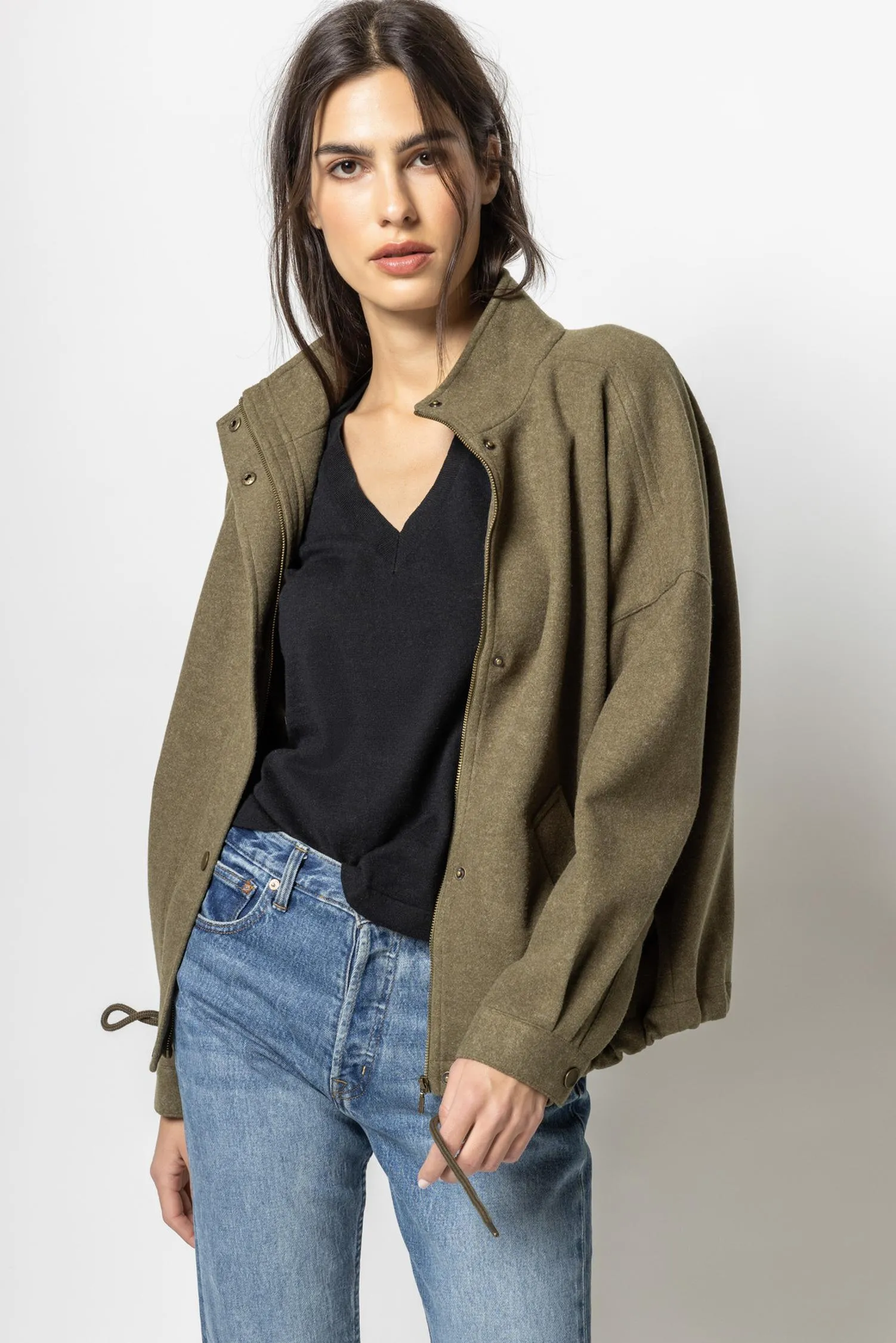 Drop Shoulder Jacket sold by Lilla P product image thumbnail 5