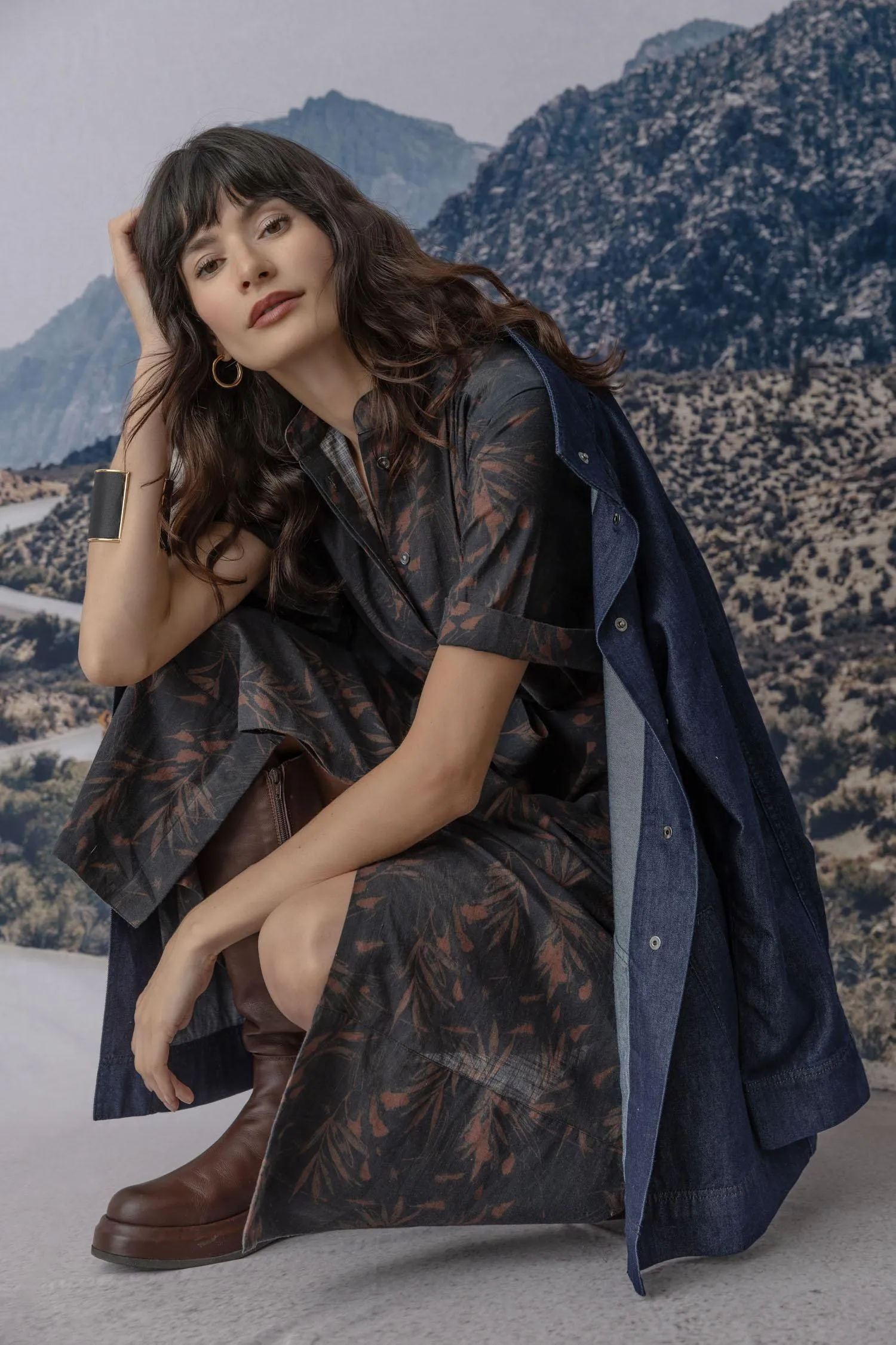 Maxi Button Down Dress sold by Lilla P product image thumbnail 5