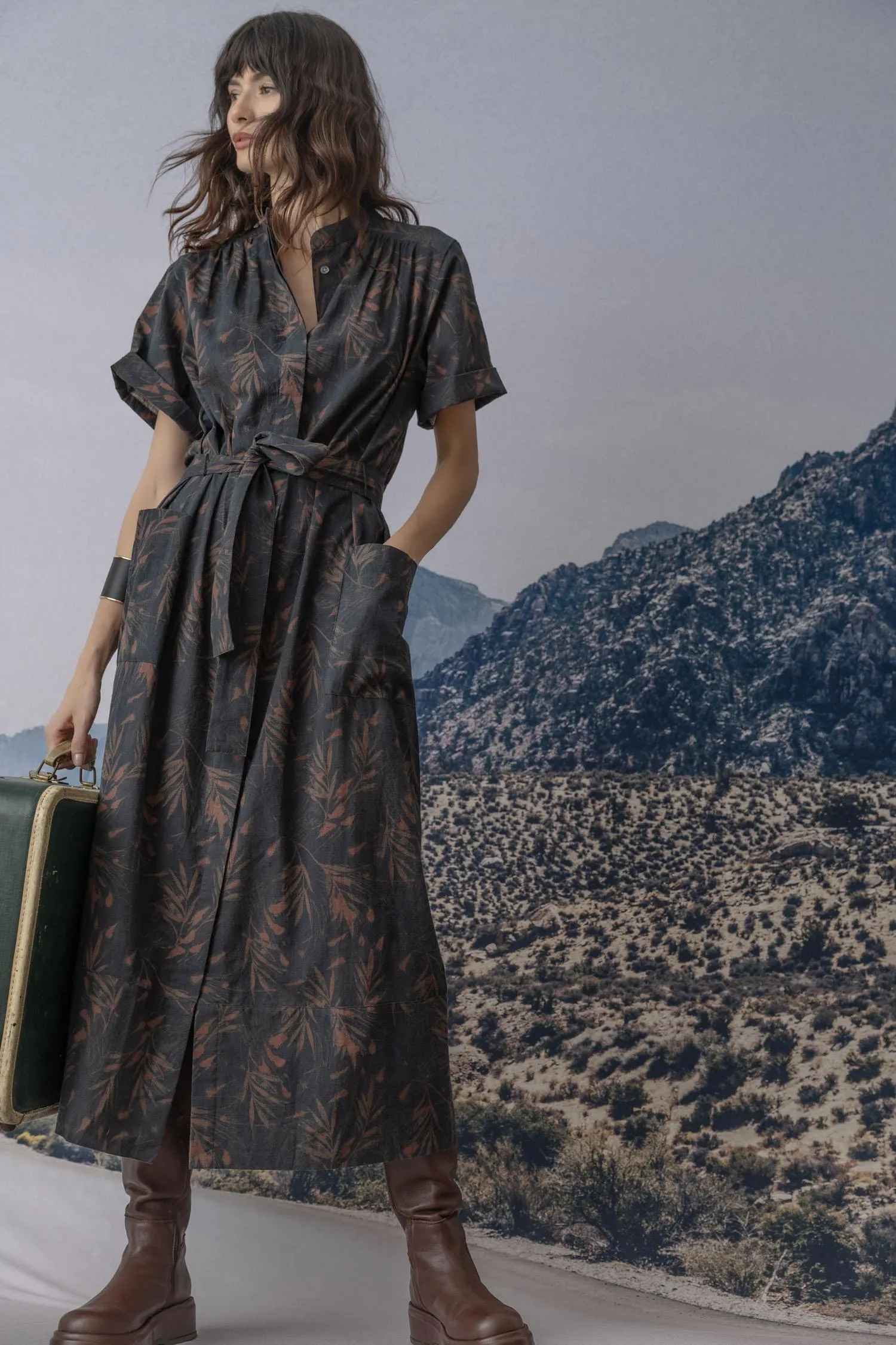 Maxi Button Down Dress sold by Lilla P