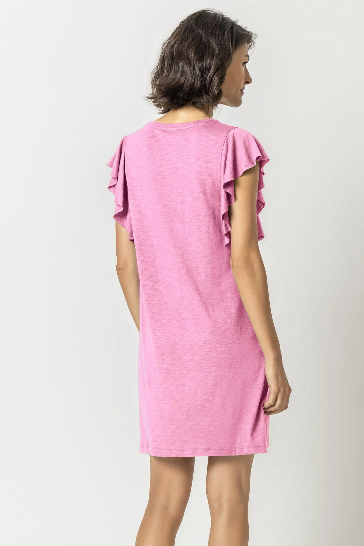 Flutter Sleeve Shift Dress sold by Lilla P product image thumbnail 2