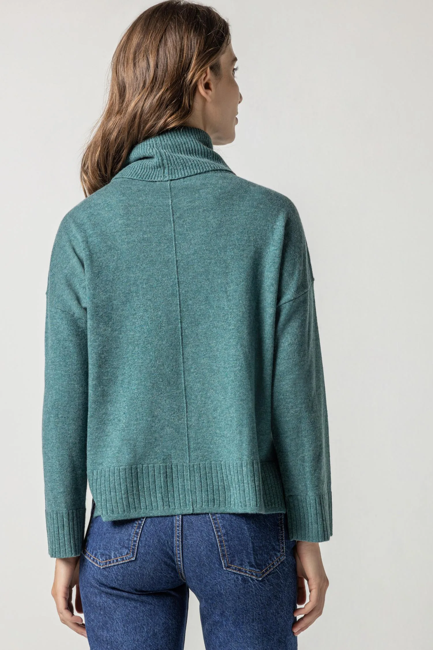 Side Slit Turtleneck Sweater sold by Lilla P product image thumbnail 5