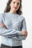 Easy Pointelle Crewneck Sweater sold by Lilla P