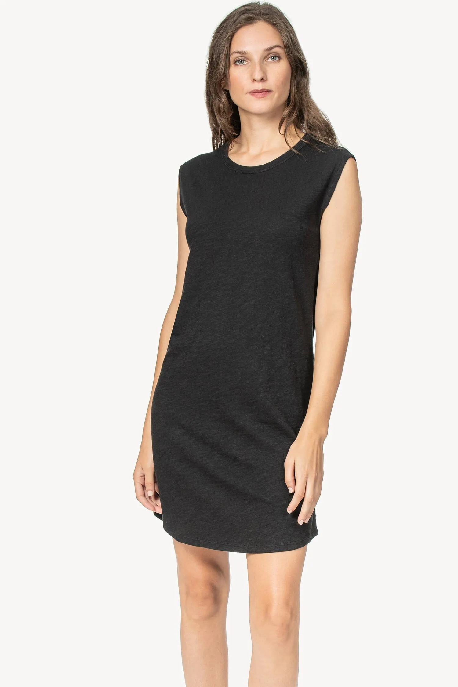 Cap Sleeve Tee Shirt Dress sold by Lilla P product image thumbnail 3