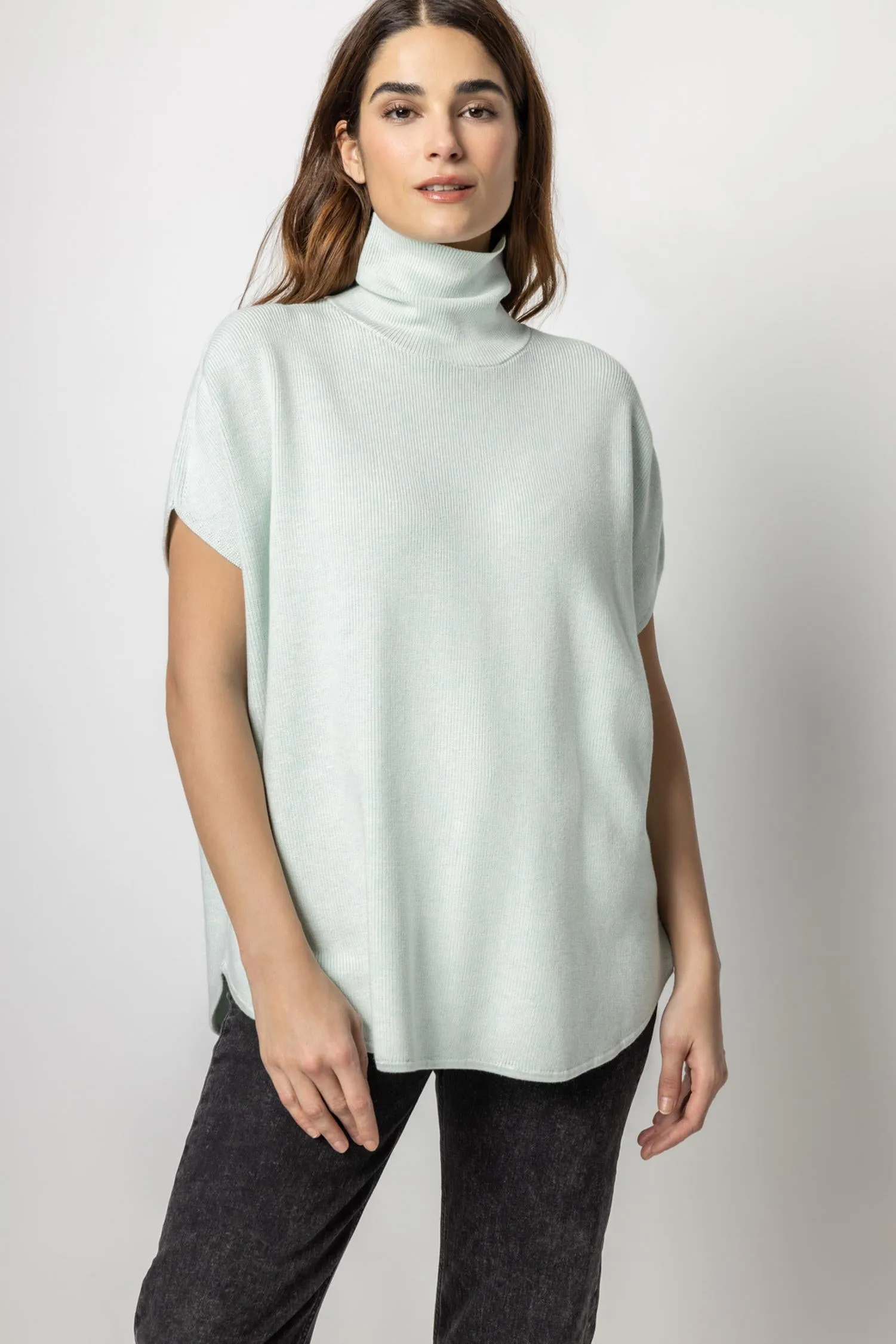 Turtleneck Poncho Sweater sold by Lilla P product image thumbnail 3