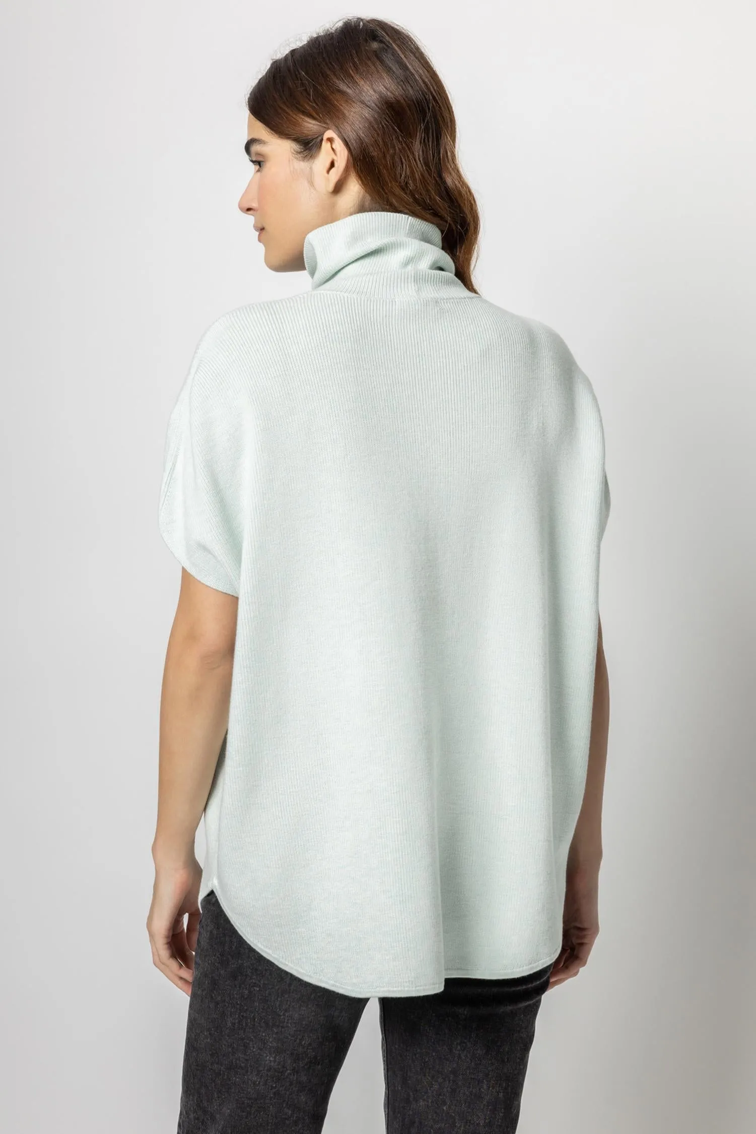 Turtleneck Poncho Sweater sold by Lilla P product image thumbnail 4