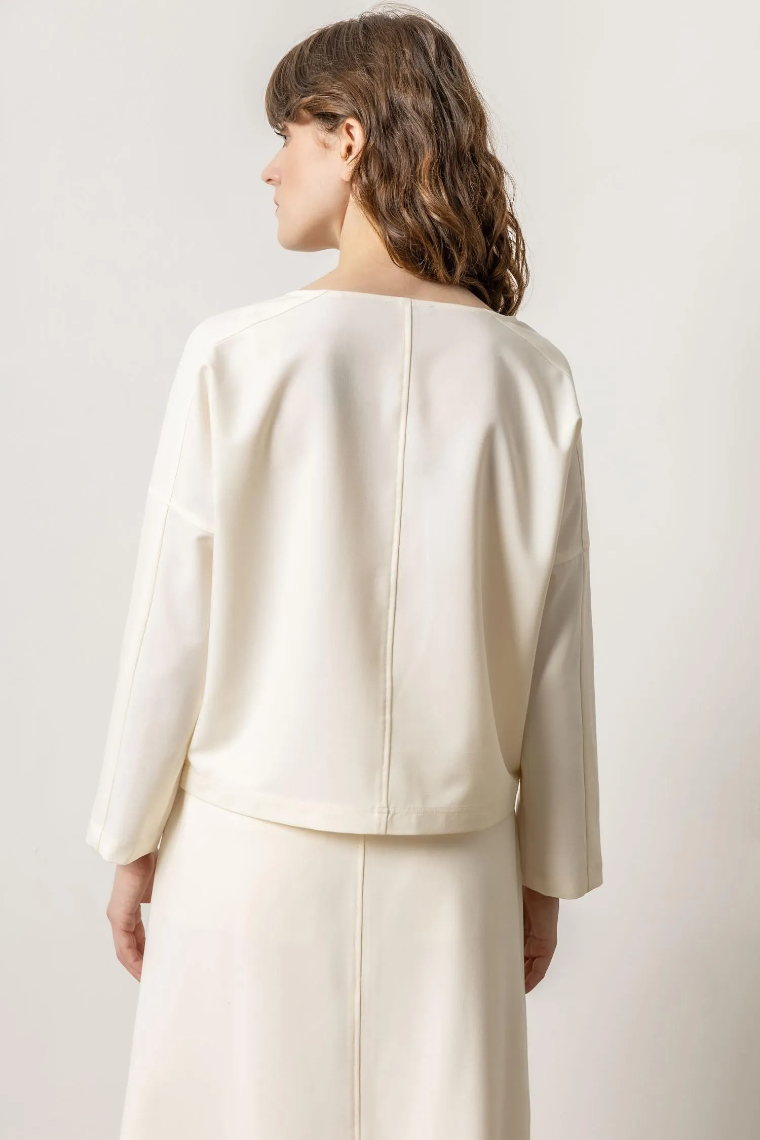 Zip Detail Seamed Top sold by Lilla P product image thumbnail 5