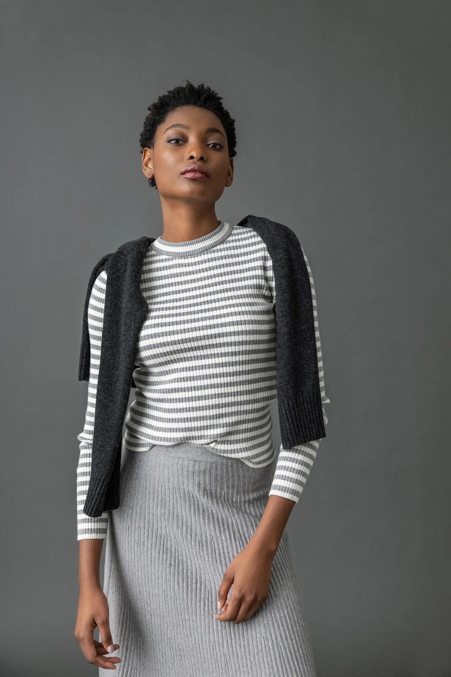 Striped Crewneck Sweater sold by Lilla P product image thumbnail 4