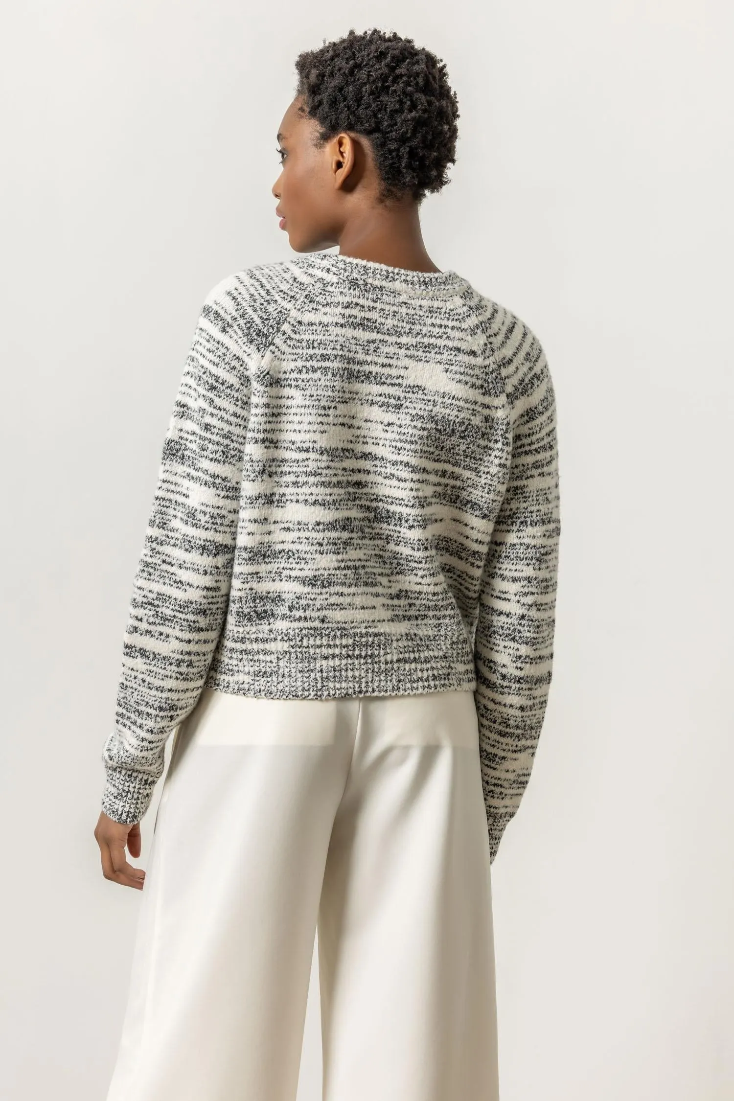 Ribbed Neck Raglan Sweater sold by Lilla P product image thumbnail 3