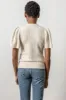 Crew Neck Flutter Sleeve Sweater sold by Lilla P