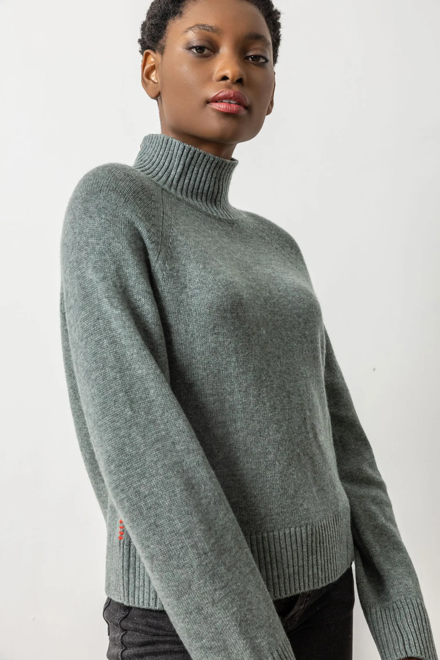 Full Sleeve Turtleneck Sweater sold by Lilla P product image thumbnail 2