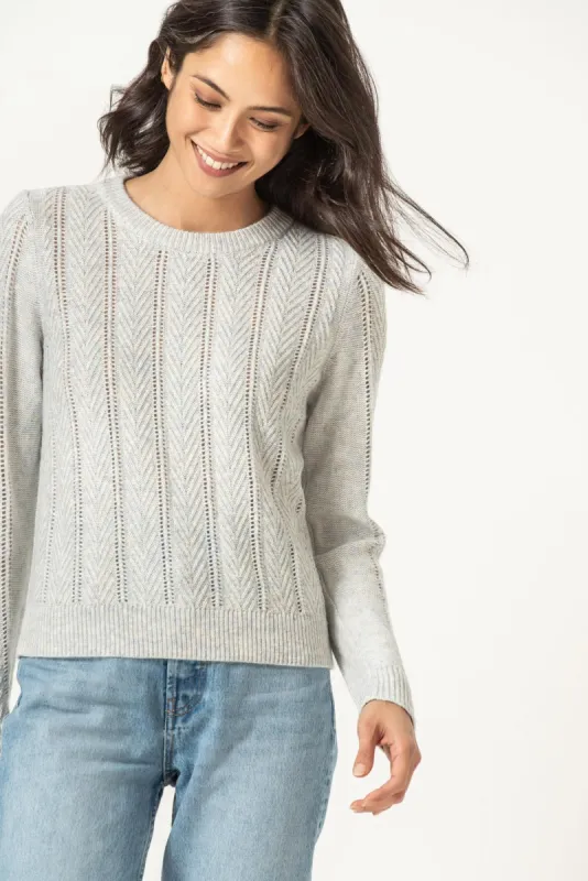 Pointelle Stitch Sweater sold by Lilla P