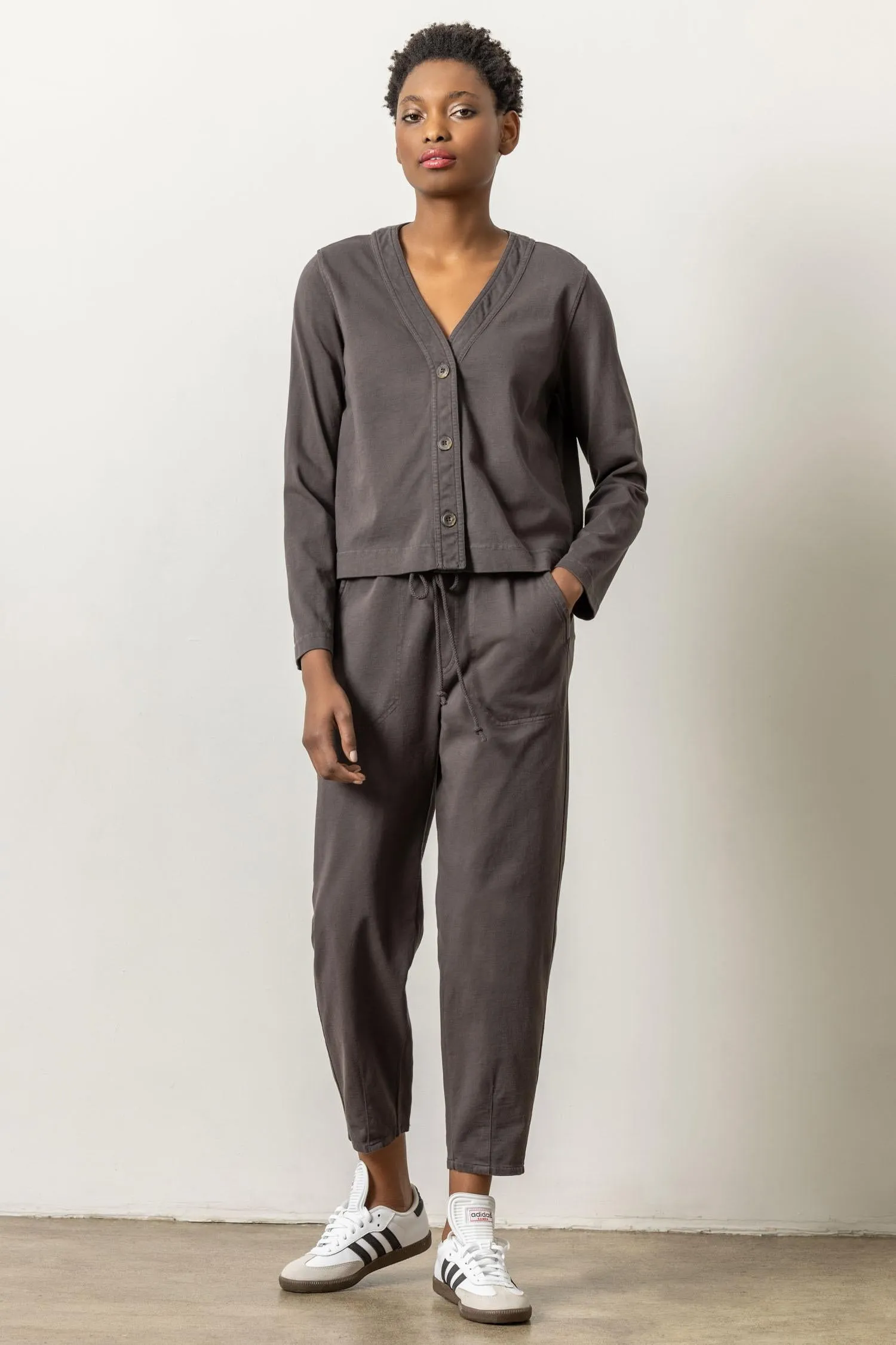 Tie Waist Utility Pant sold by Lilla P product image thumbnail 3