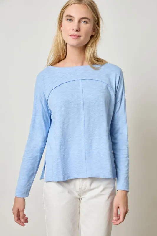 Drop Shoulder Seamed Boatneck sold by Lilla P