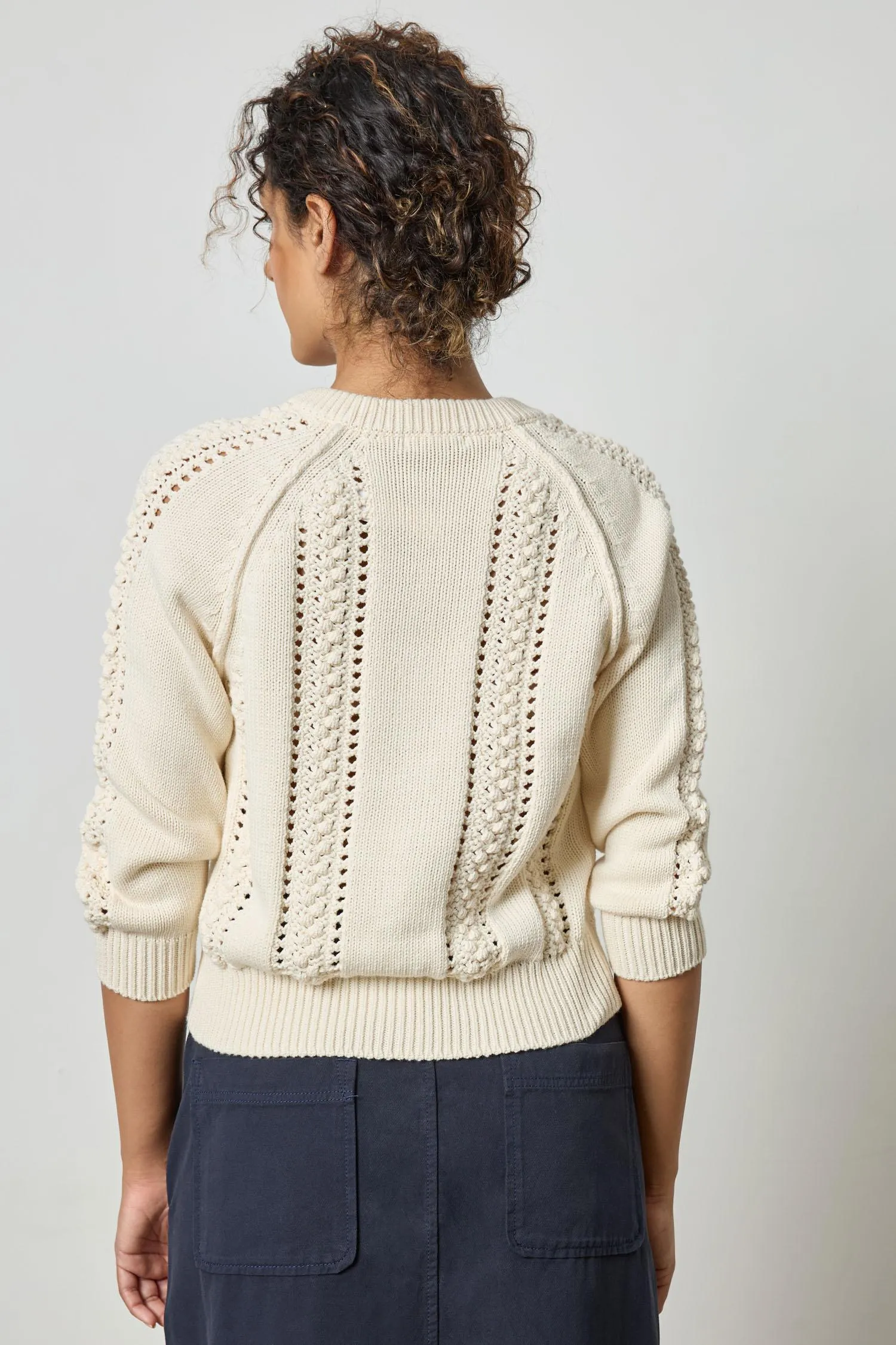 3/4 Sleeve Raglan Cardigan sold by Lilla P product image thumbnail 4
