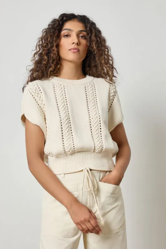 Wedge Crewneck Sweater sold by Lilla P