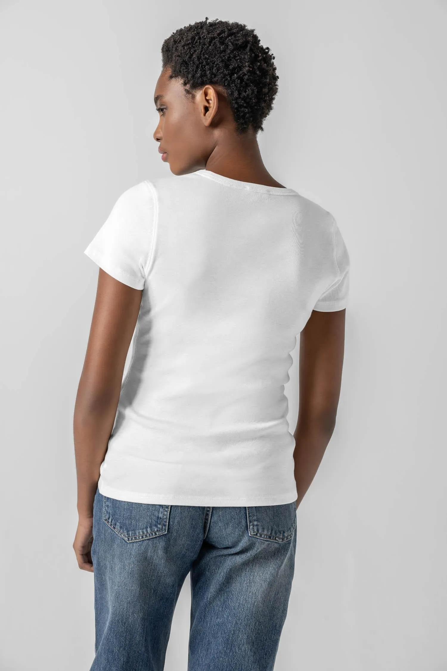 Short Sleeve V-Neck sold by Lilla P product image thumbnail 2
