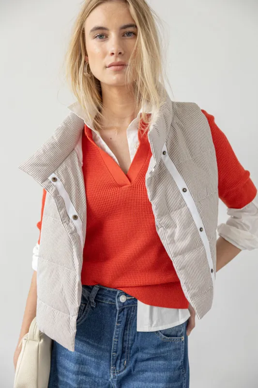 Striped Vest sold by Lilla P