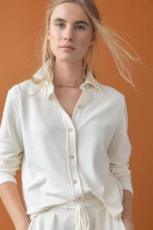 Collared Button Down sold by Lilla P