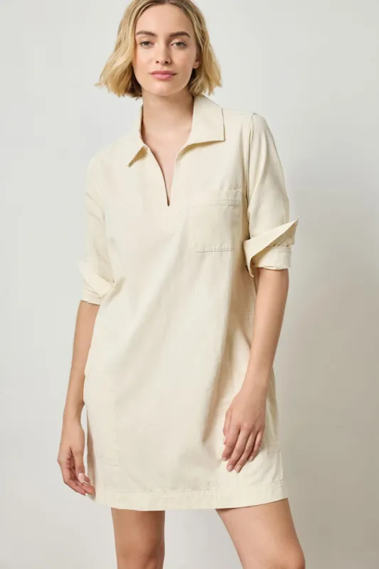 Split Neck Collared Dress sold by Lilla P