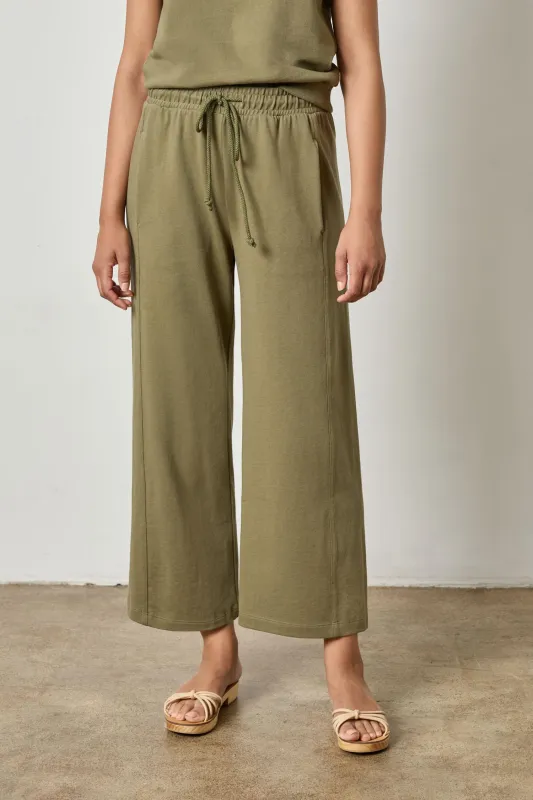 Seamed Wide Leg Pant sold by Lilla P