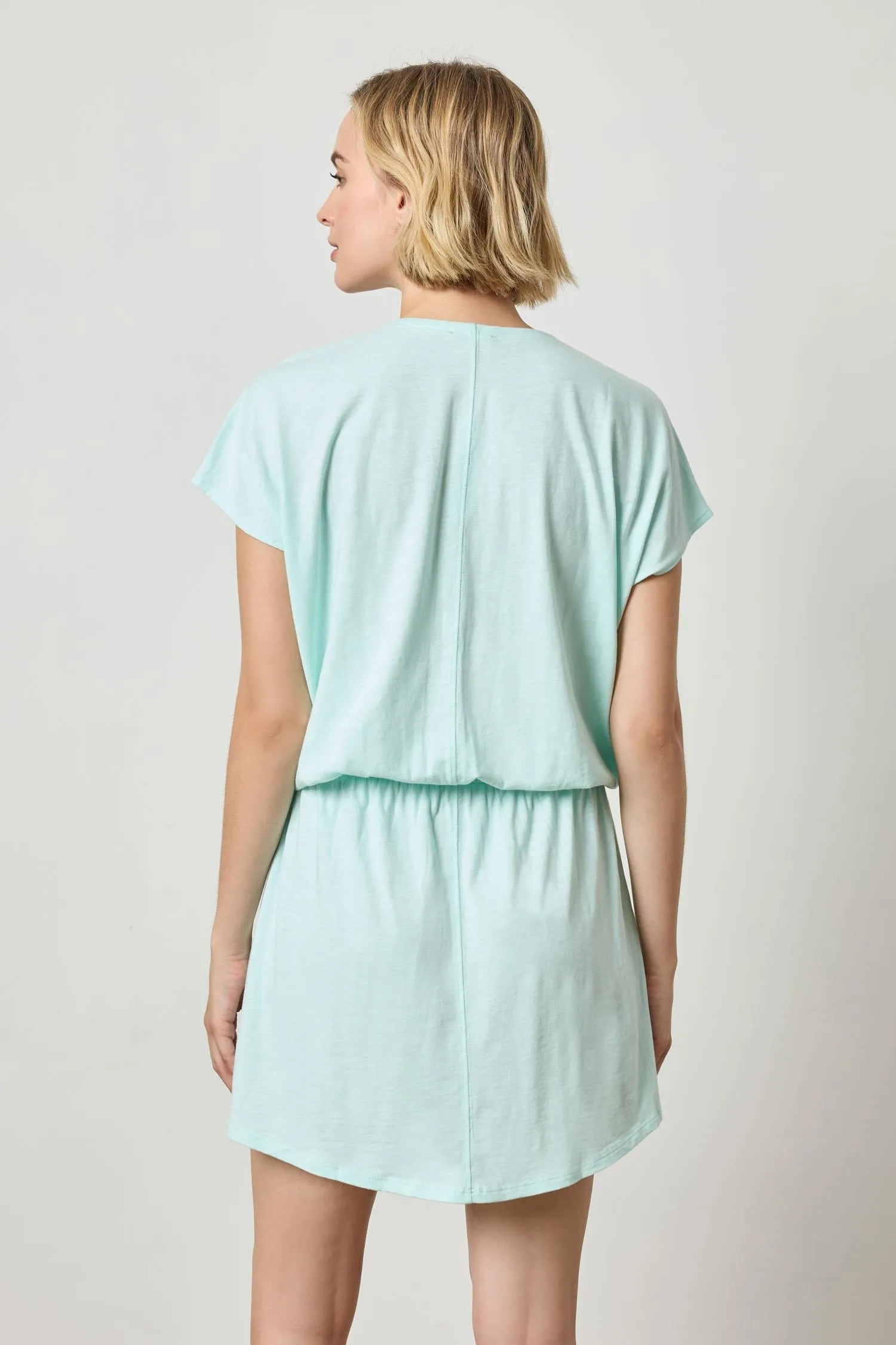 Elastic Waist V-Neck Dress sold by Lilla P product image thumbnail 4