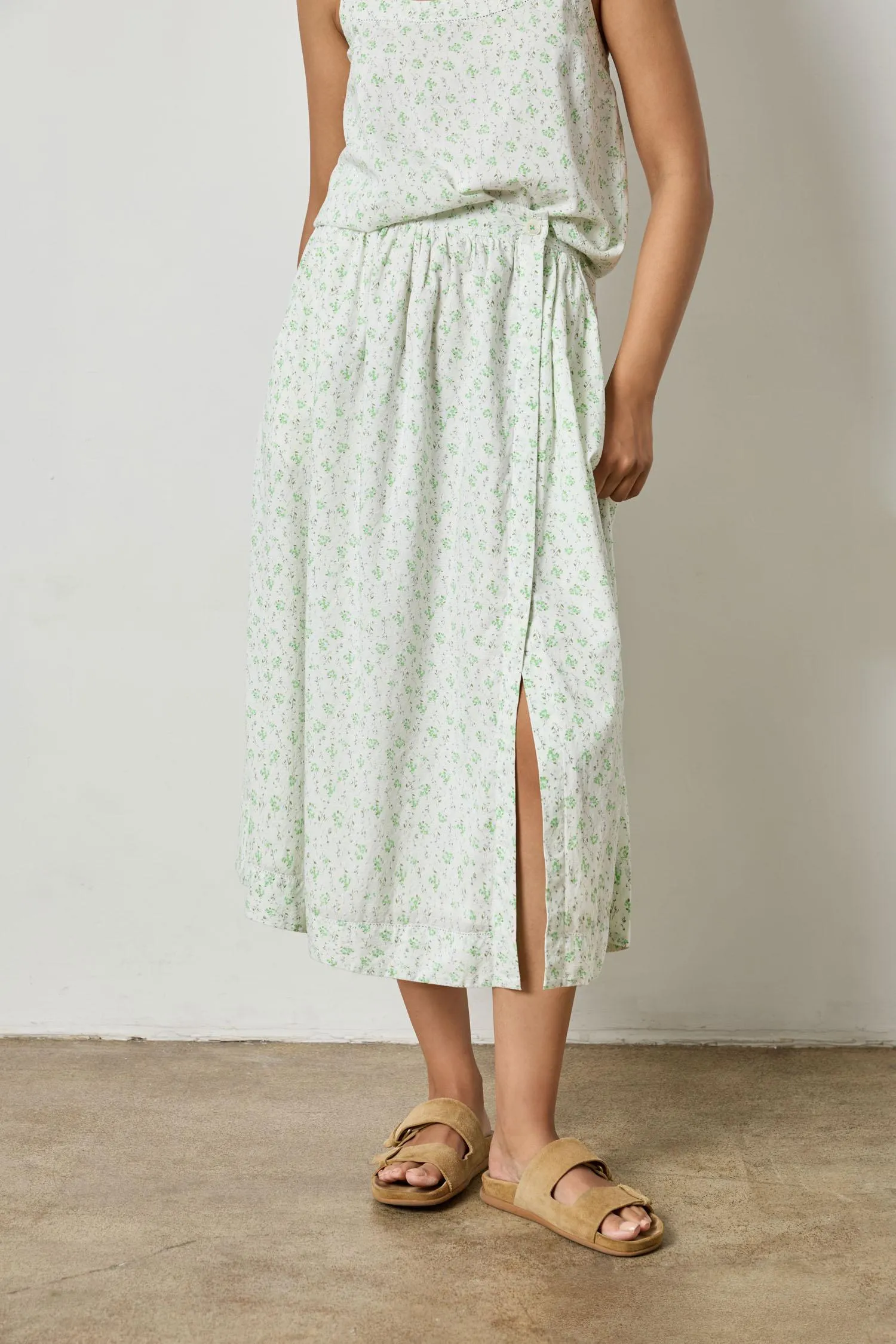 Faux Wrap Long Skirt sold by Lilla P product image thumbnail 3